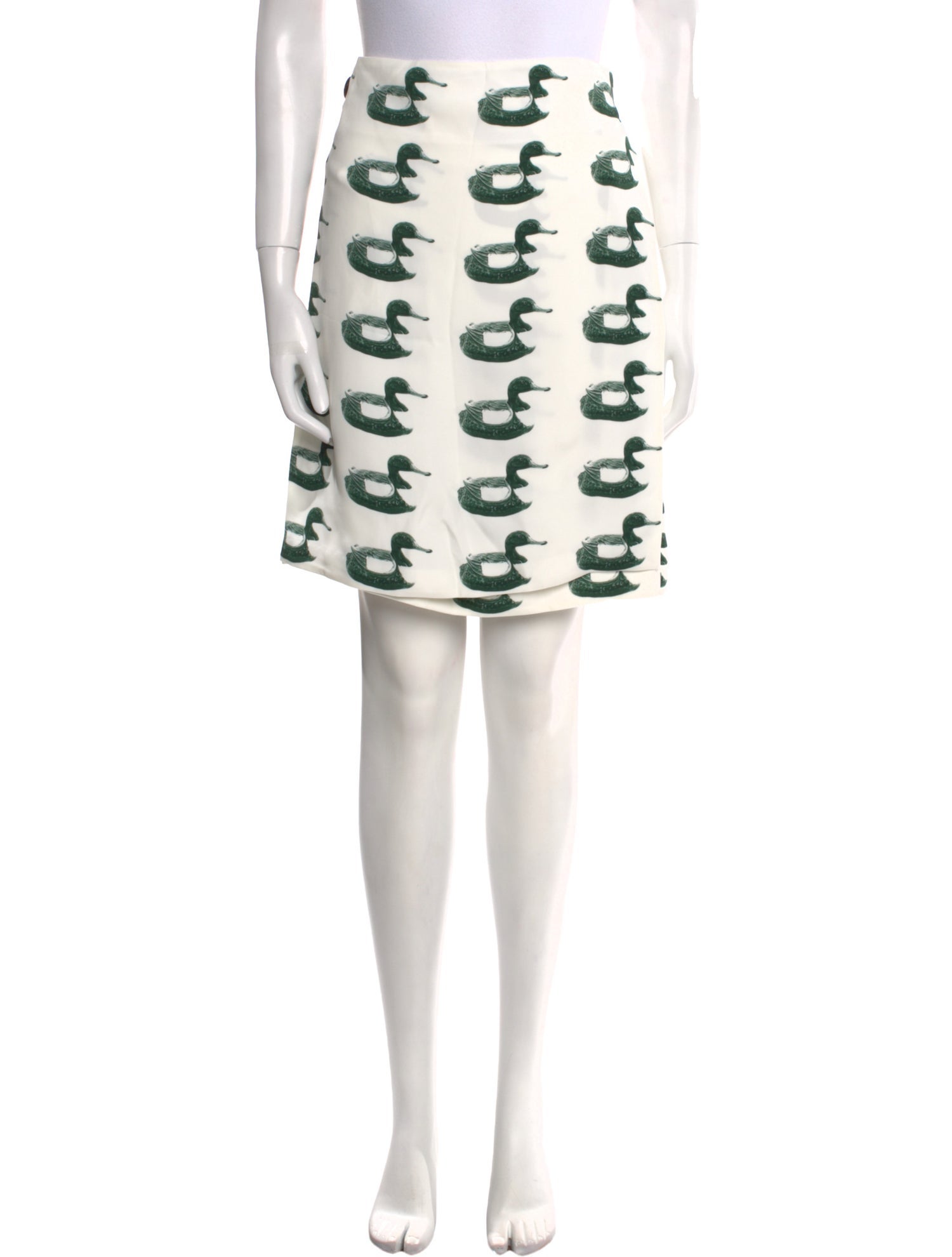 Burberry Printed Knee-Length Skirt