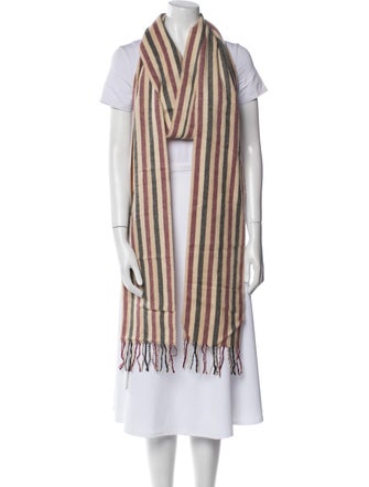 Burberry Cashmere Striped Scarf