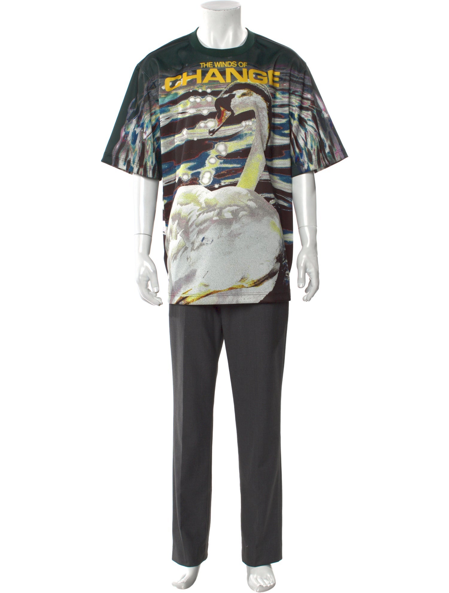 Burberry Printed Crew Neck T-Shirt w/ Tags