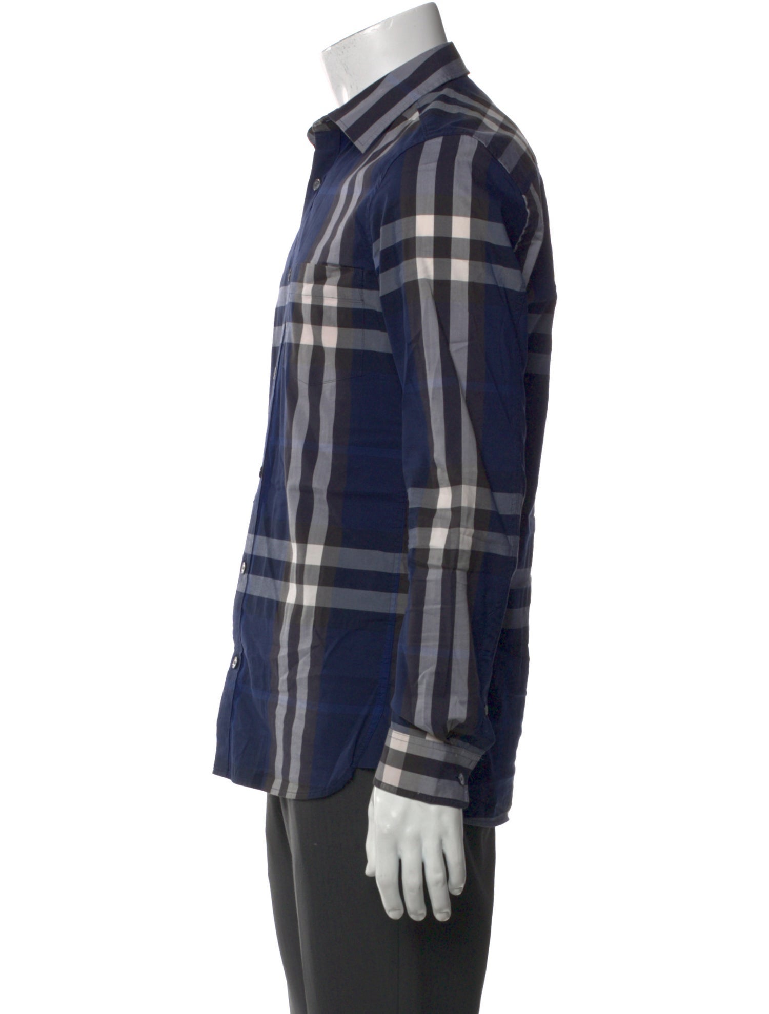 Burberry House Check Pattern Long Sleeve Shirt