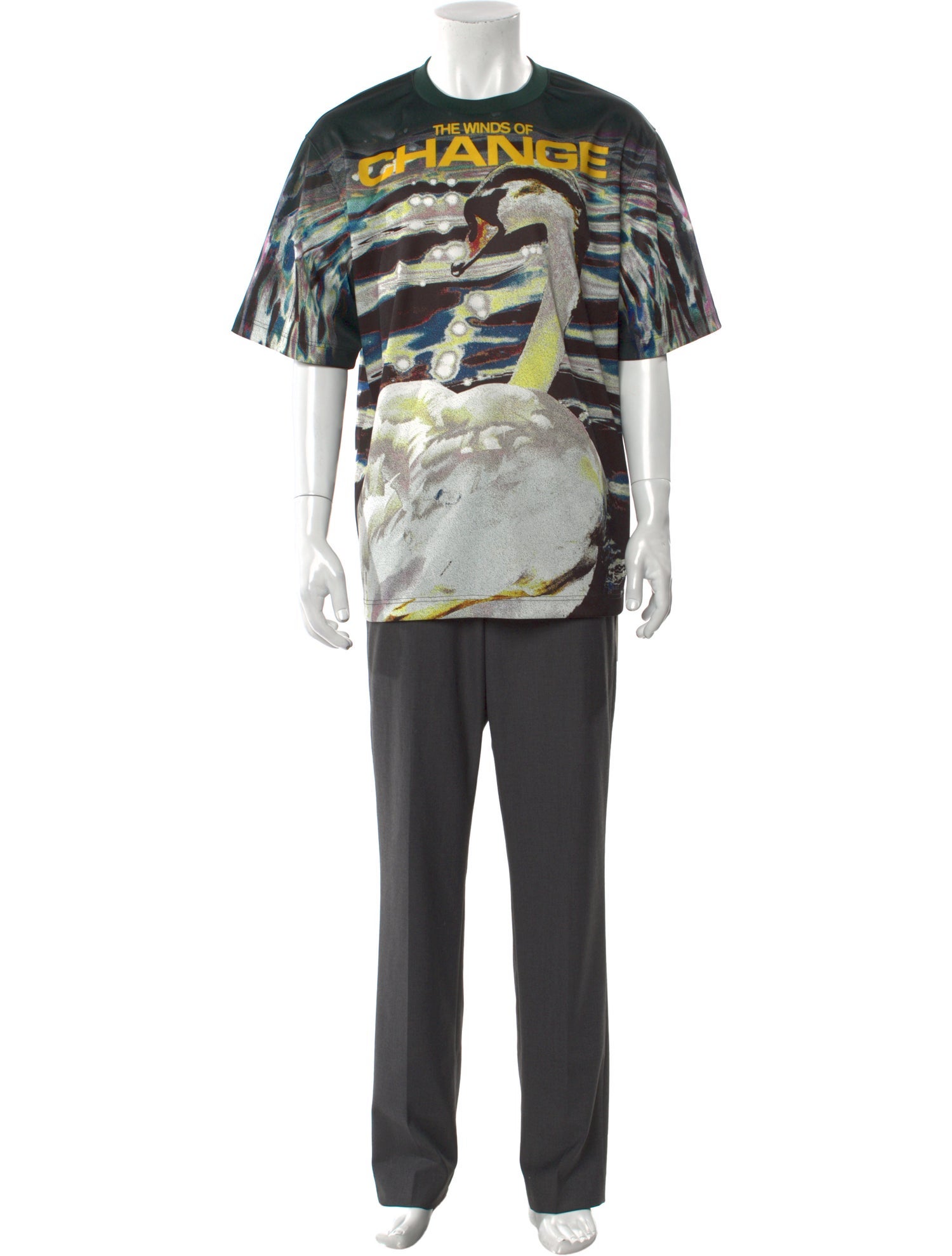 Burberry Printed Crew Neck T-Shirt w/ Tags