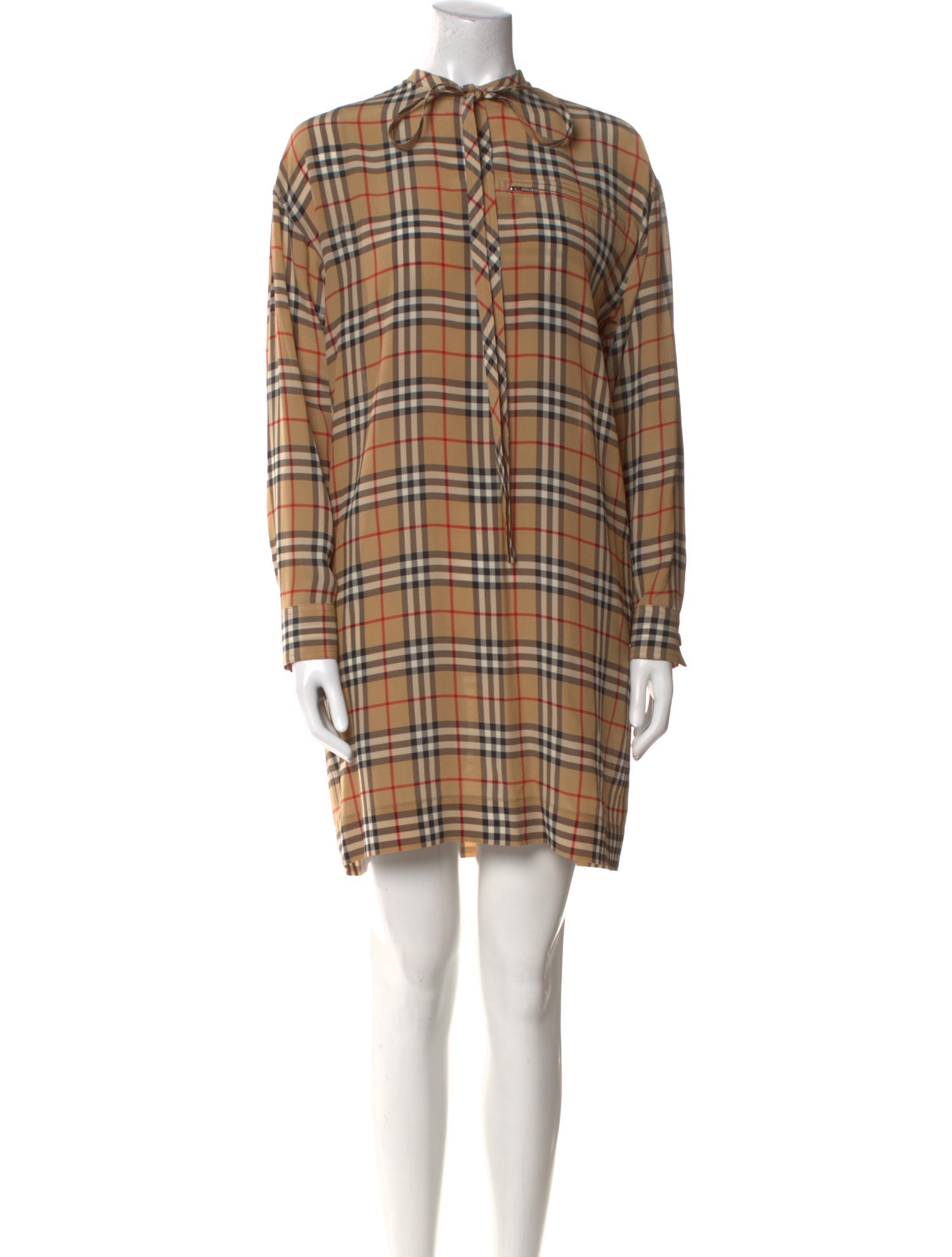 Burberry Silk Mini Dress