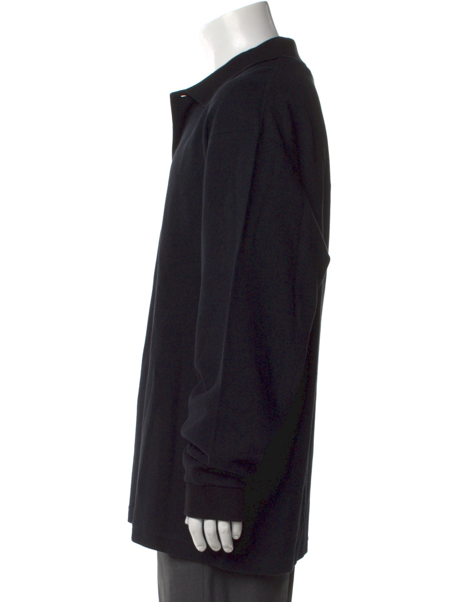 Burberry V-Neck Long Sleeve Polo Shirt w/ Tags