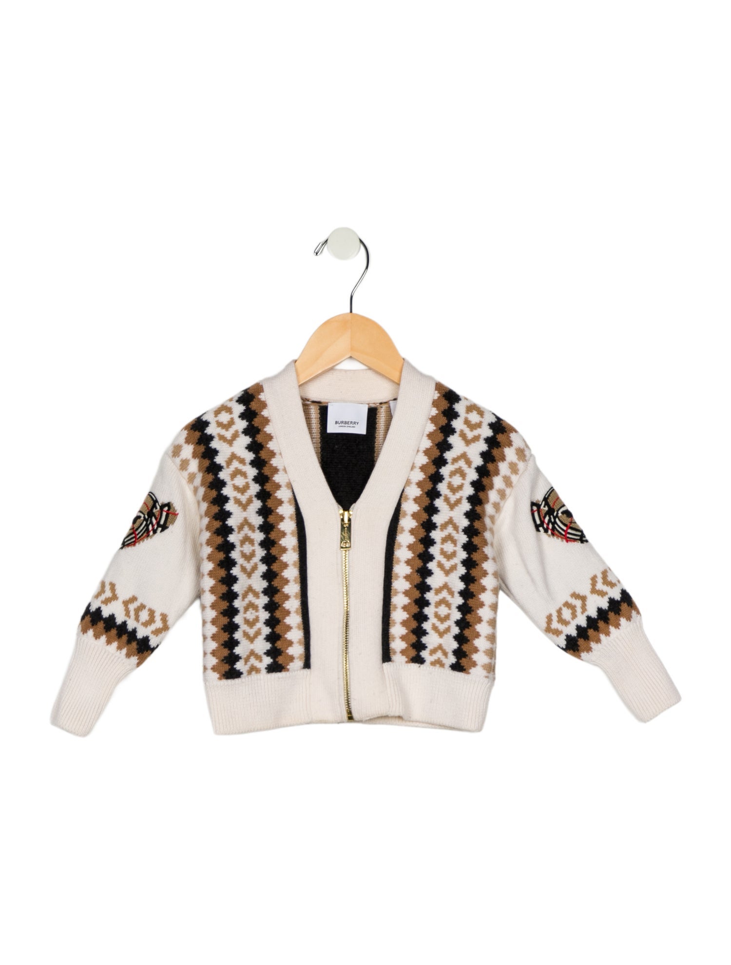Burberry toddler boys' multicolored sweater