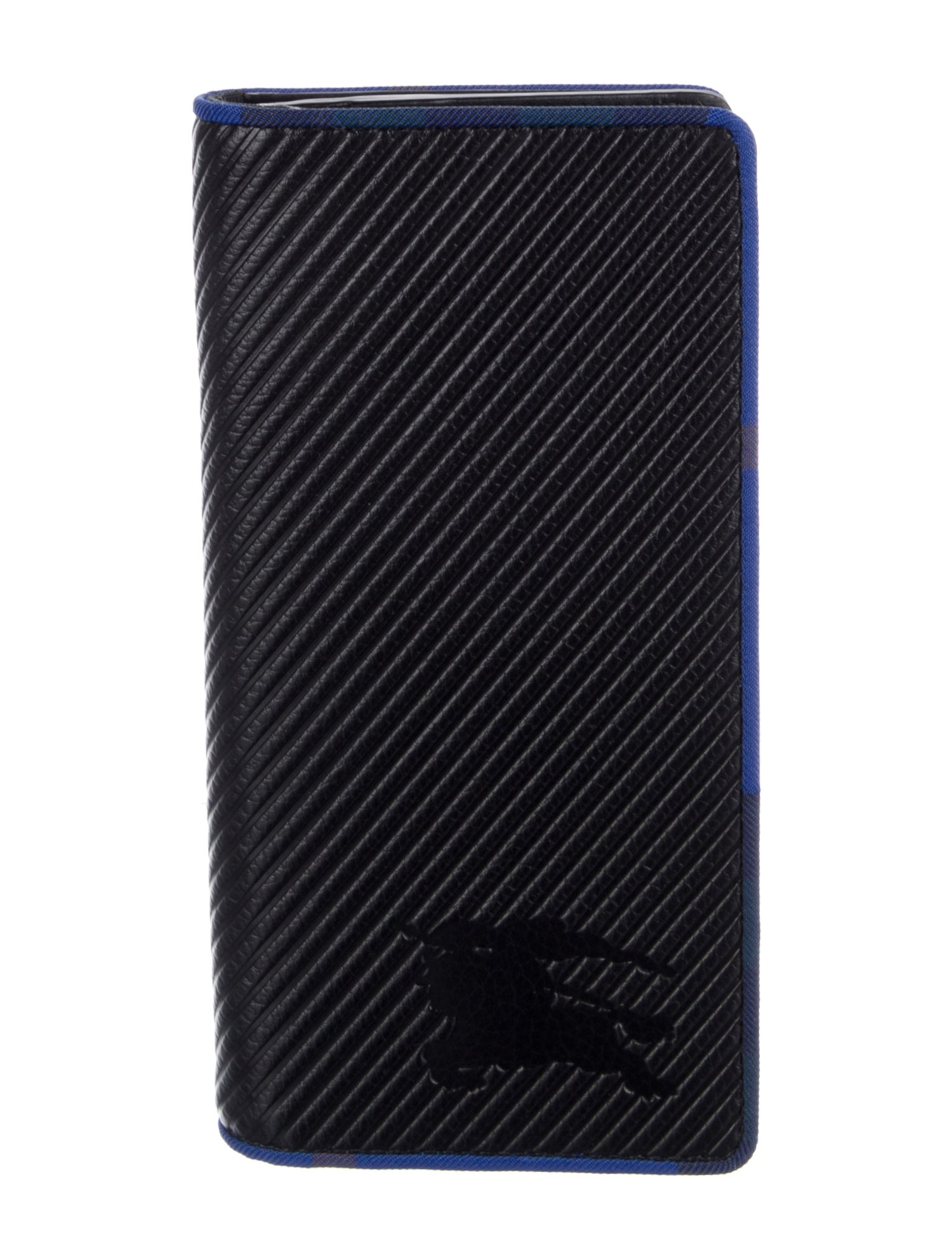 Burberry Embossed Leather Printed Wallet