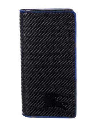 Burberry Embossed Leather Printed Wallet
