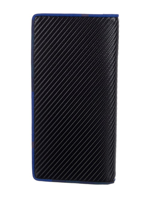 Burberry Embossed Leather Printed Wallet