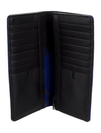 Burberry Embossed Leather Wallet