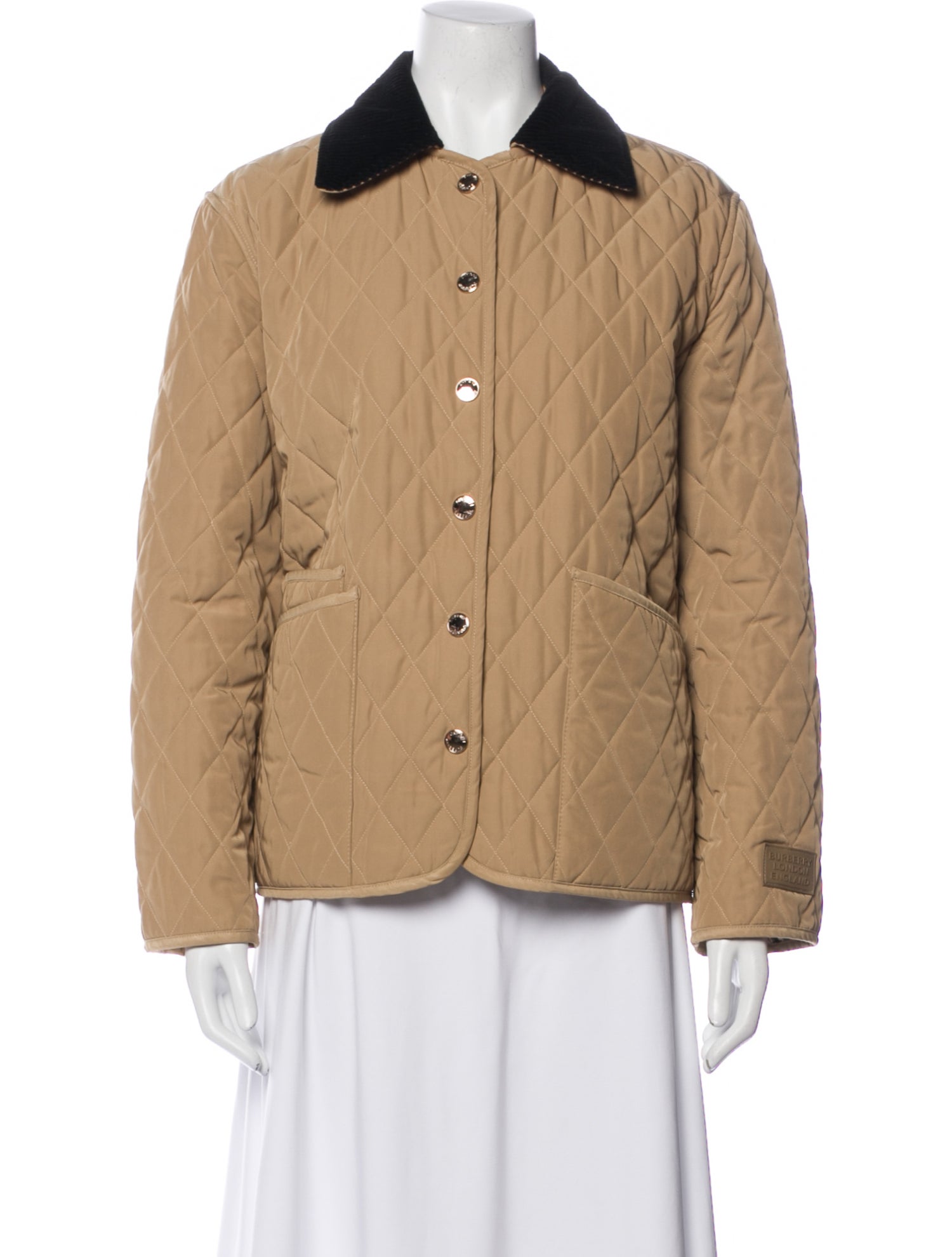 Burberry Colorblock Pattern Utility Jacket