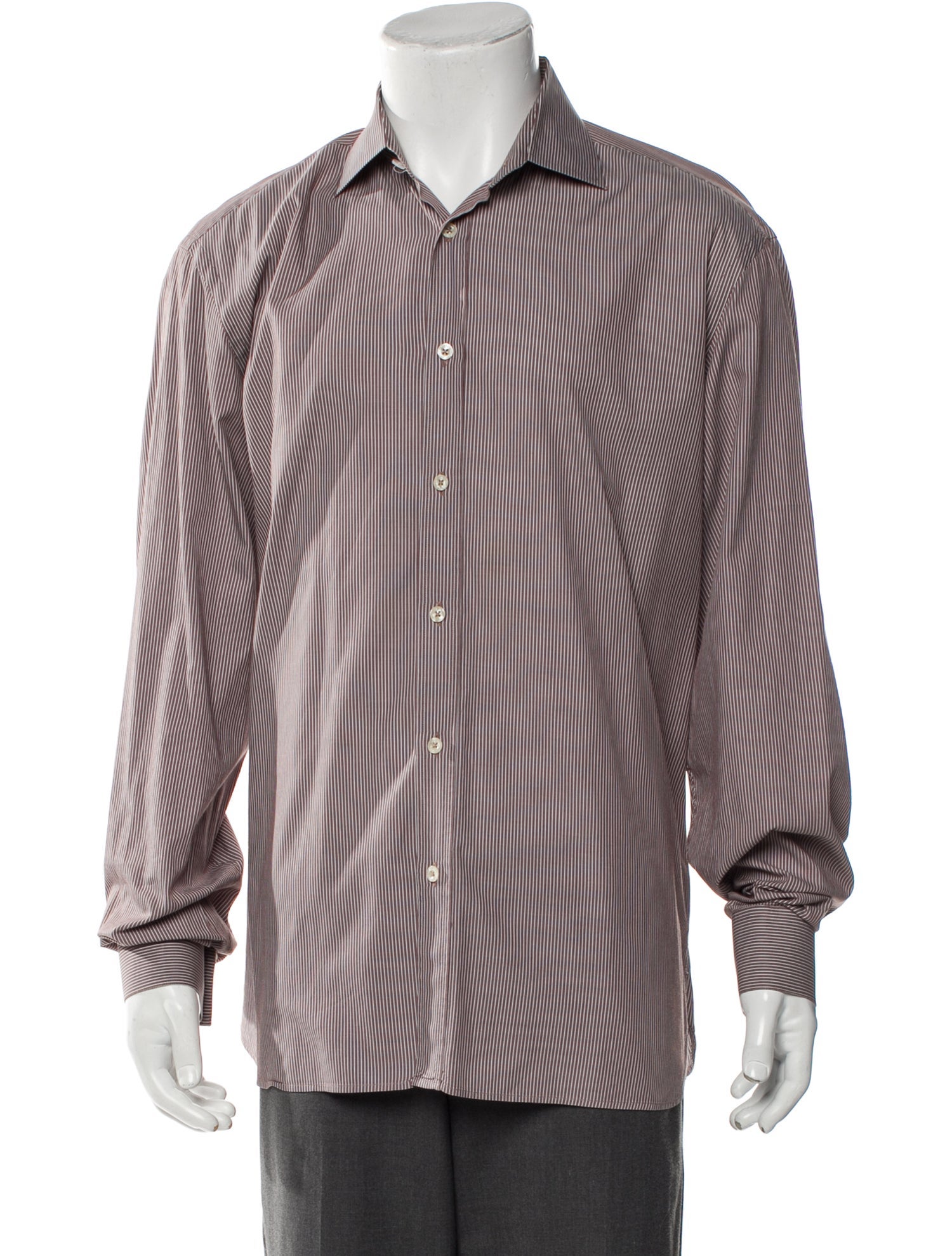 Burberry Striped Long Sleeve Shirt