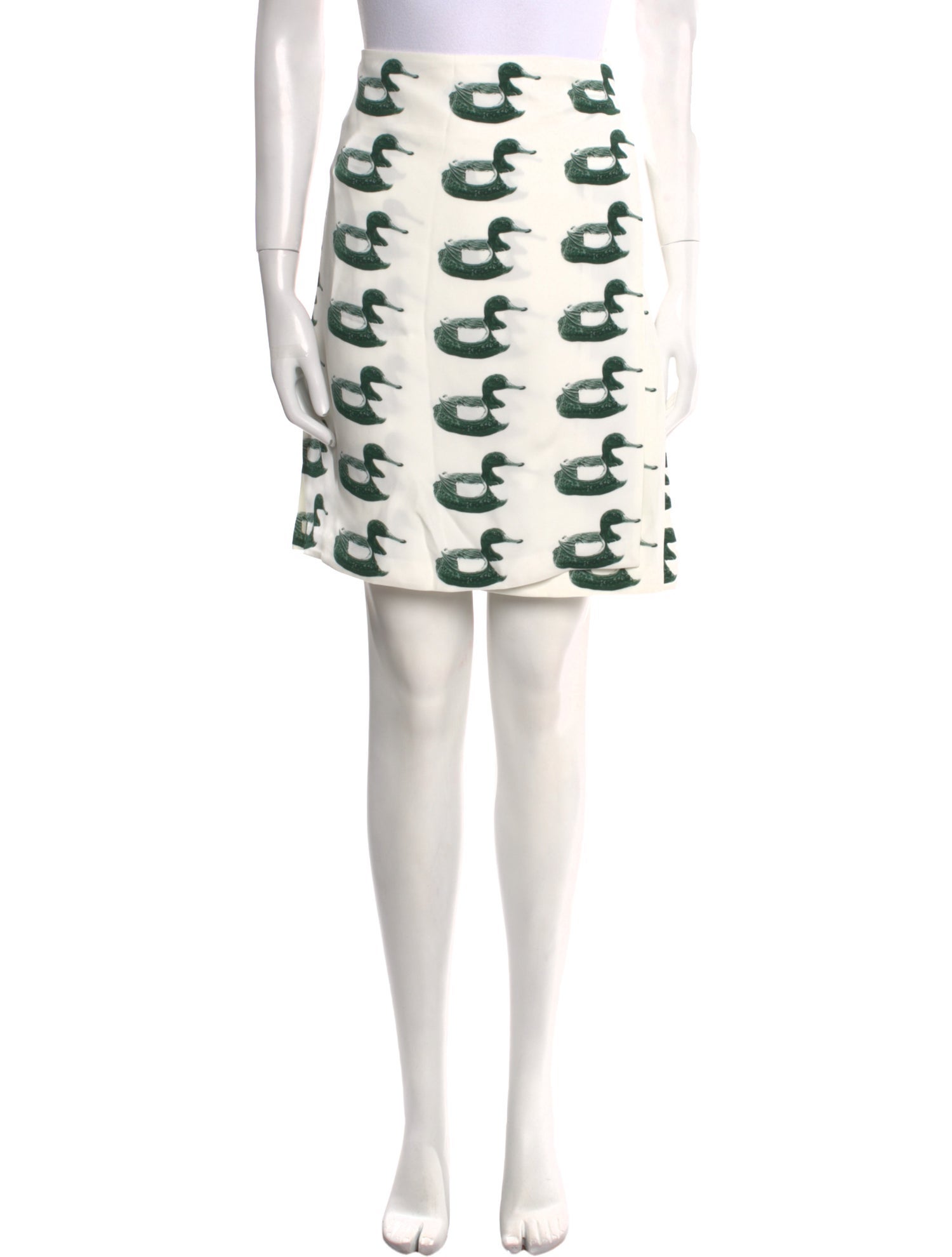 Burberry Printed Knee-Length Skirt