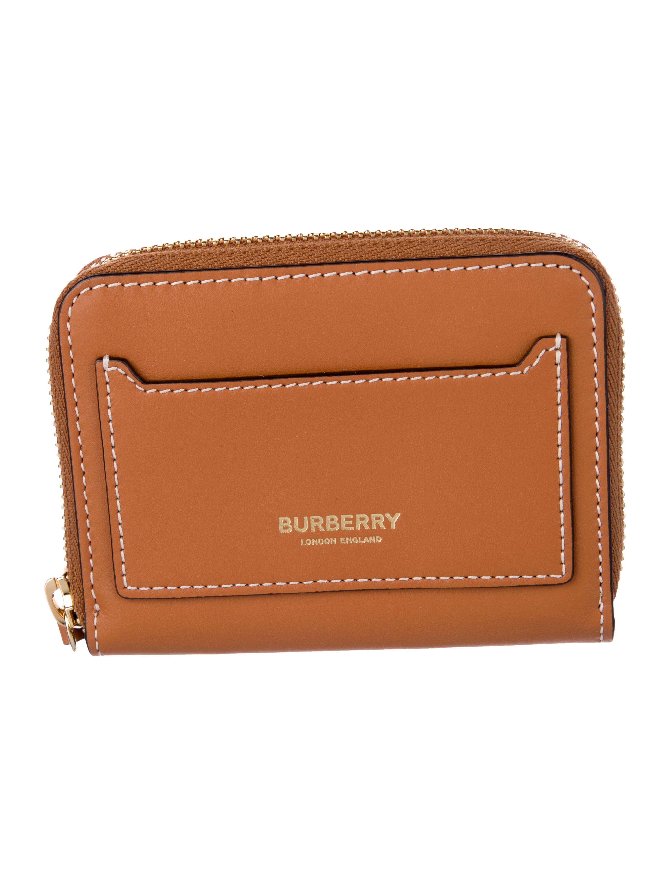 Burberry Leather Compact Wallet