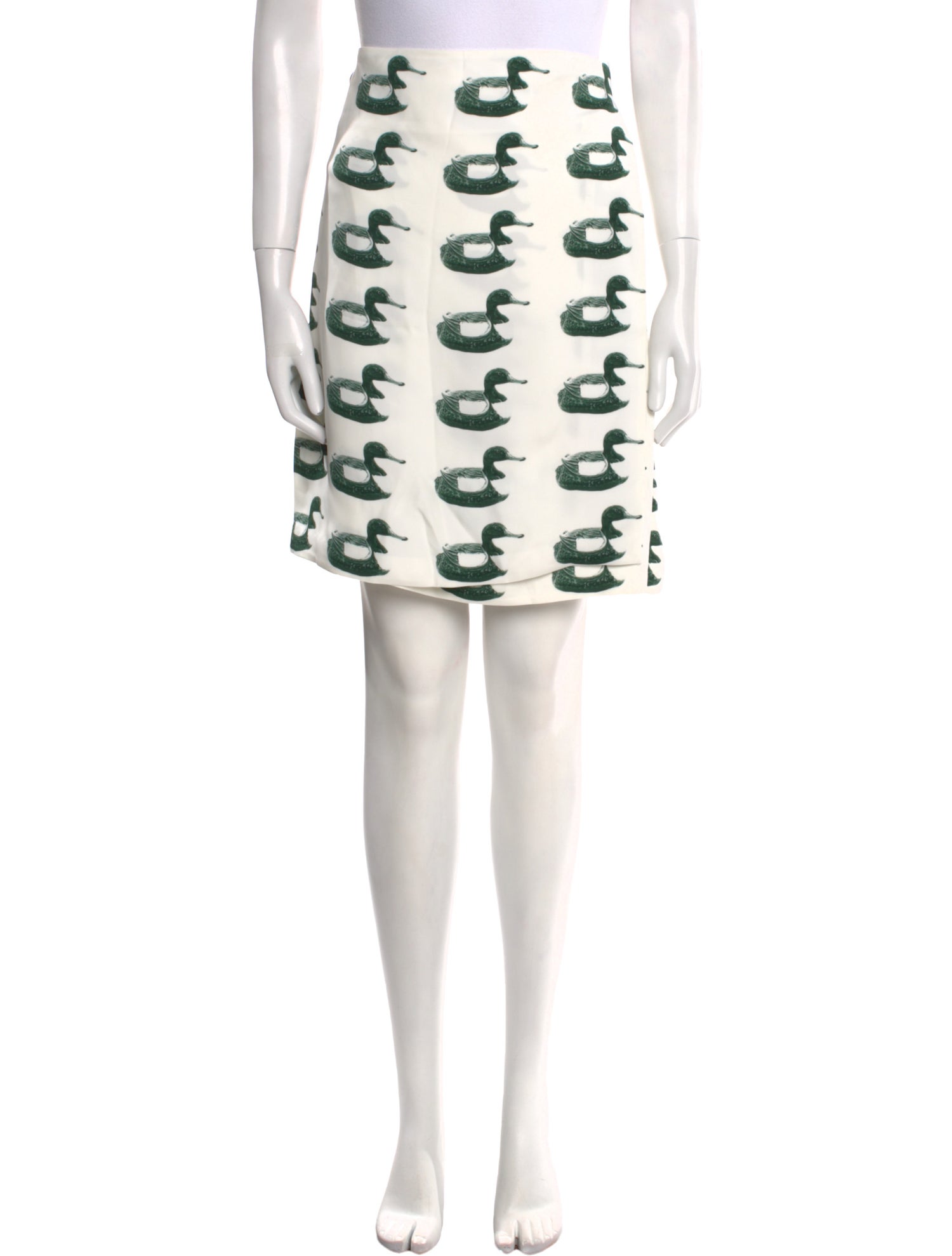 Burberry Printed Knee-Length Skirt