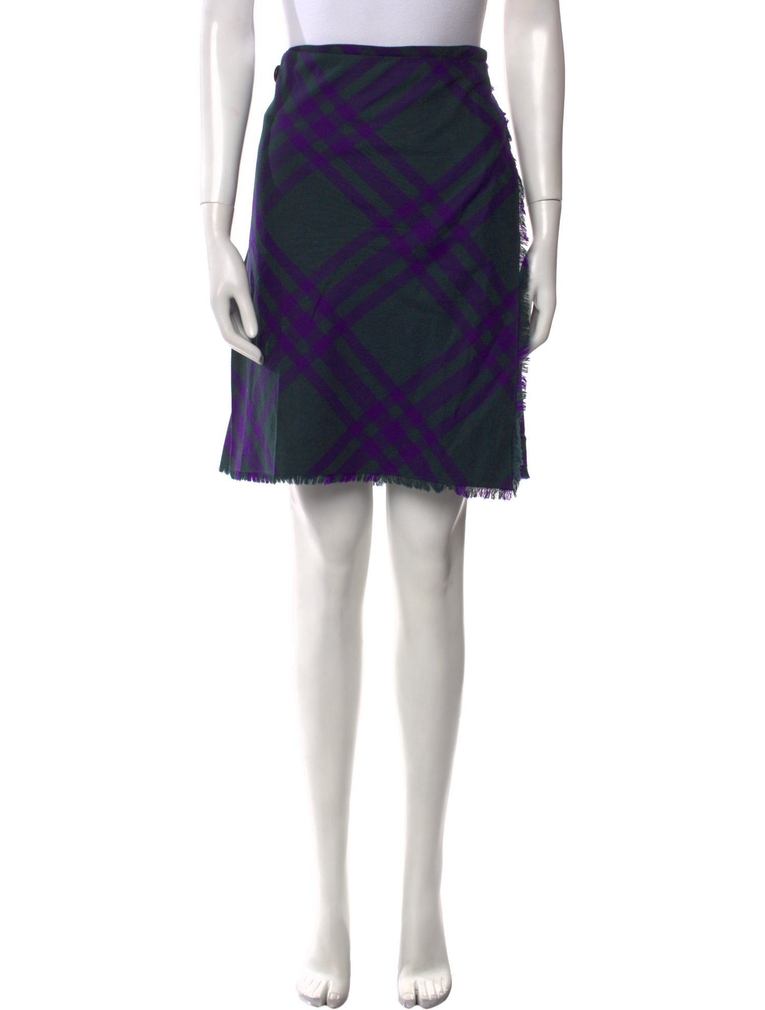 Burberry Wool Knee-Length Skirt w/ Tags