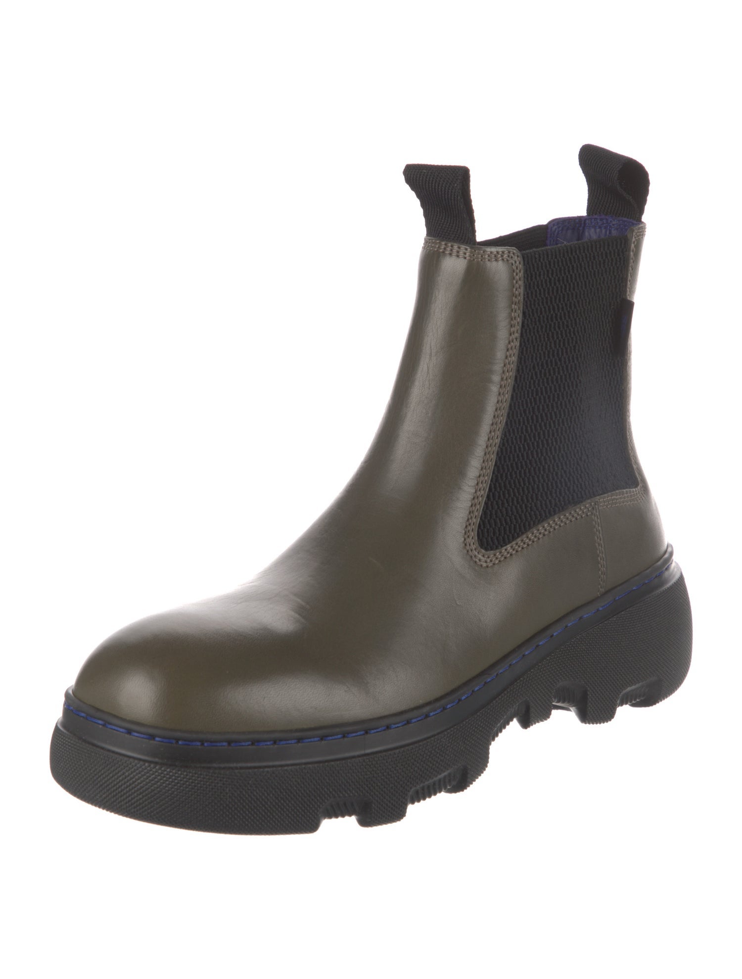 Burberry Leather Chelsea Boots