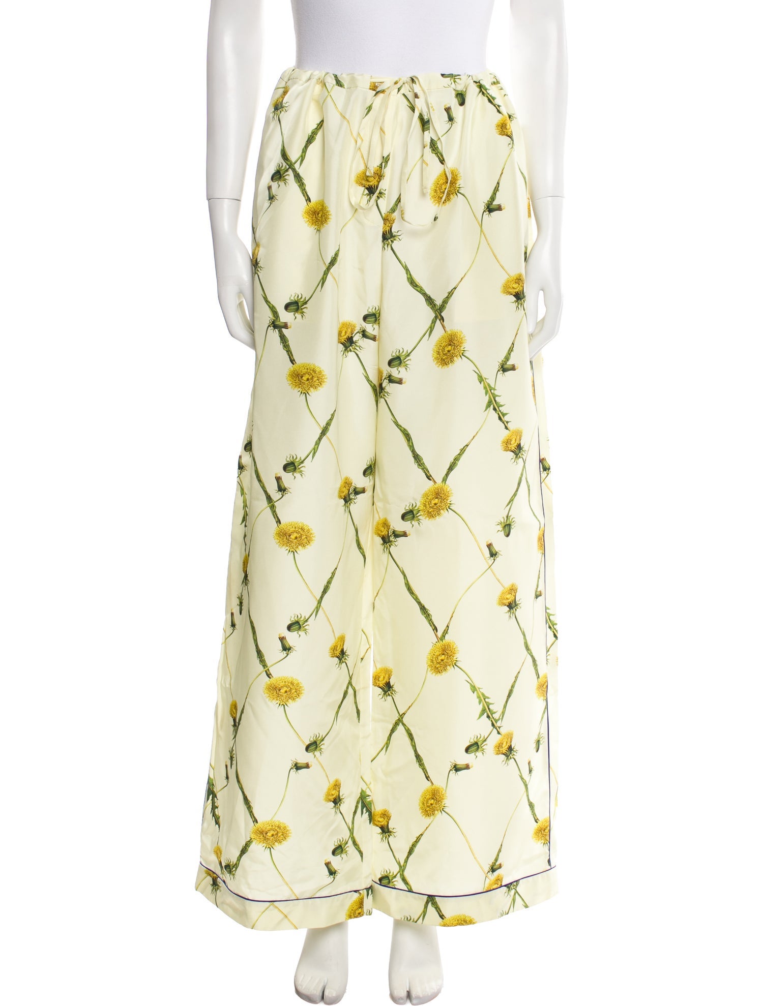 Burberry Silk Floral Print Pajamas w/ Tags