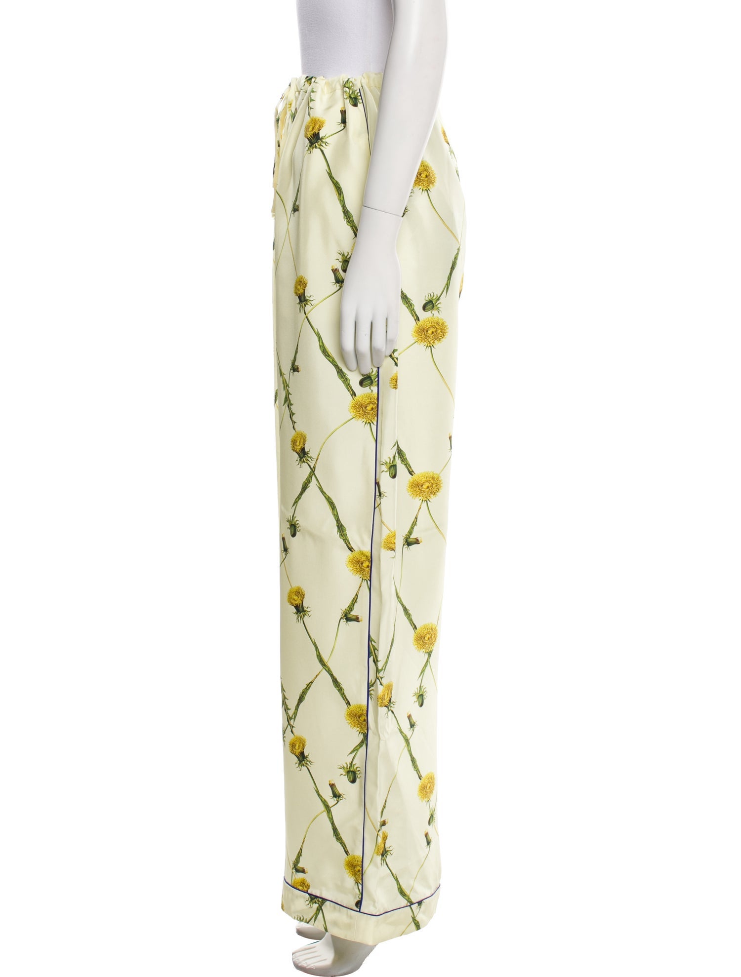 Burberry Silk Floral Print Pajamas w/ Tags