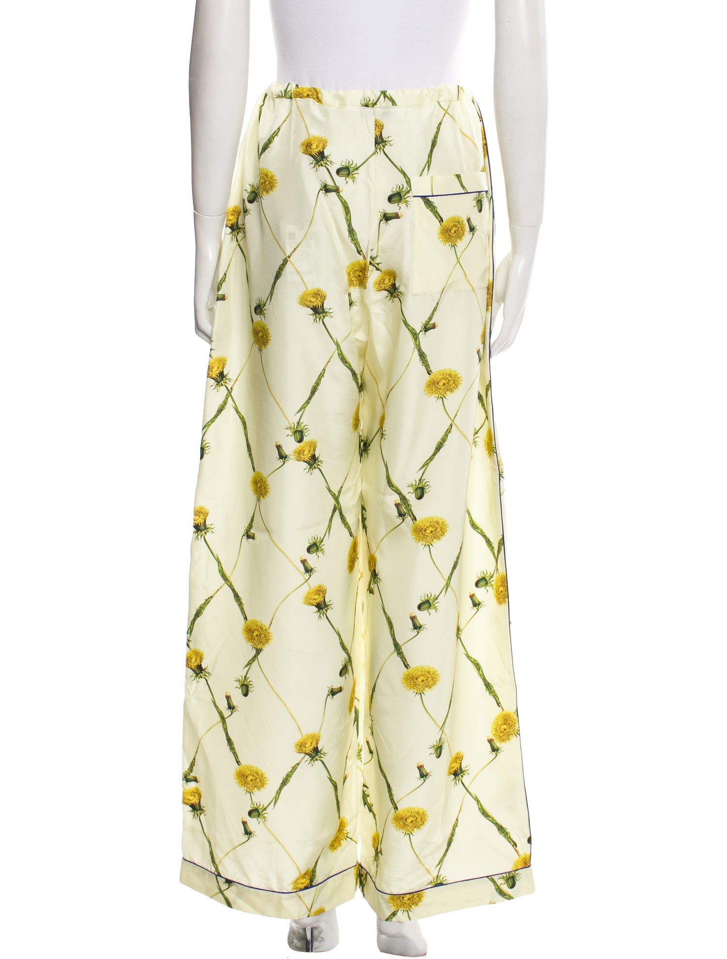 Burberry Silk Floral Print Pajamas w/ Tags