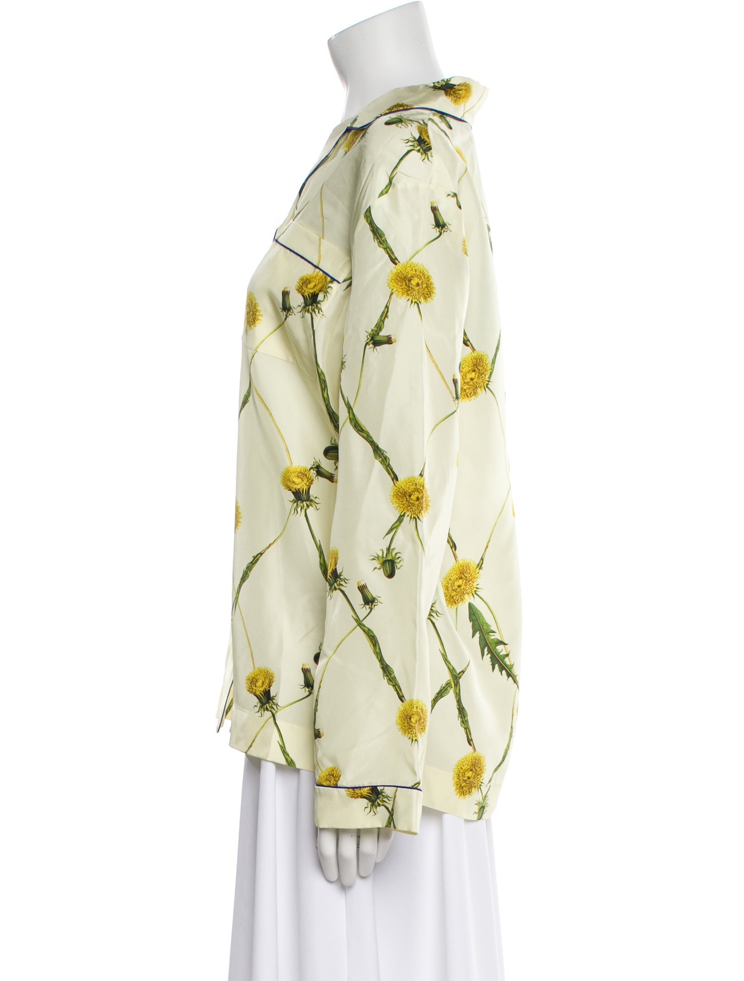 Burberry Silk Floral Print Pajamas w/ Tags