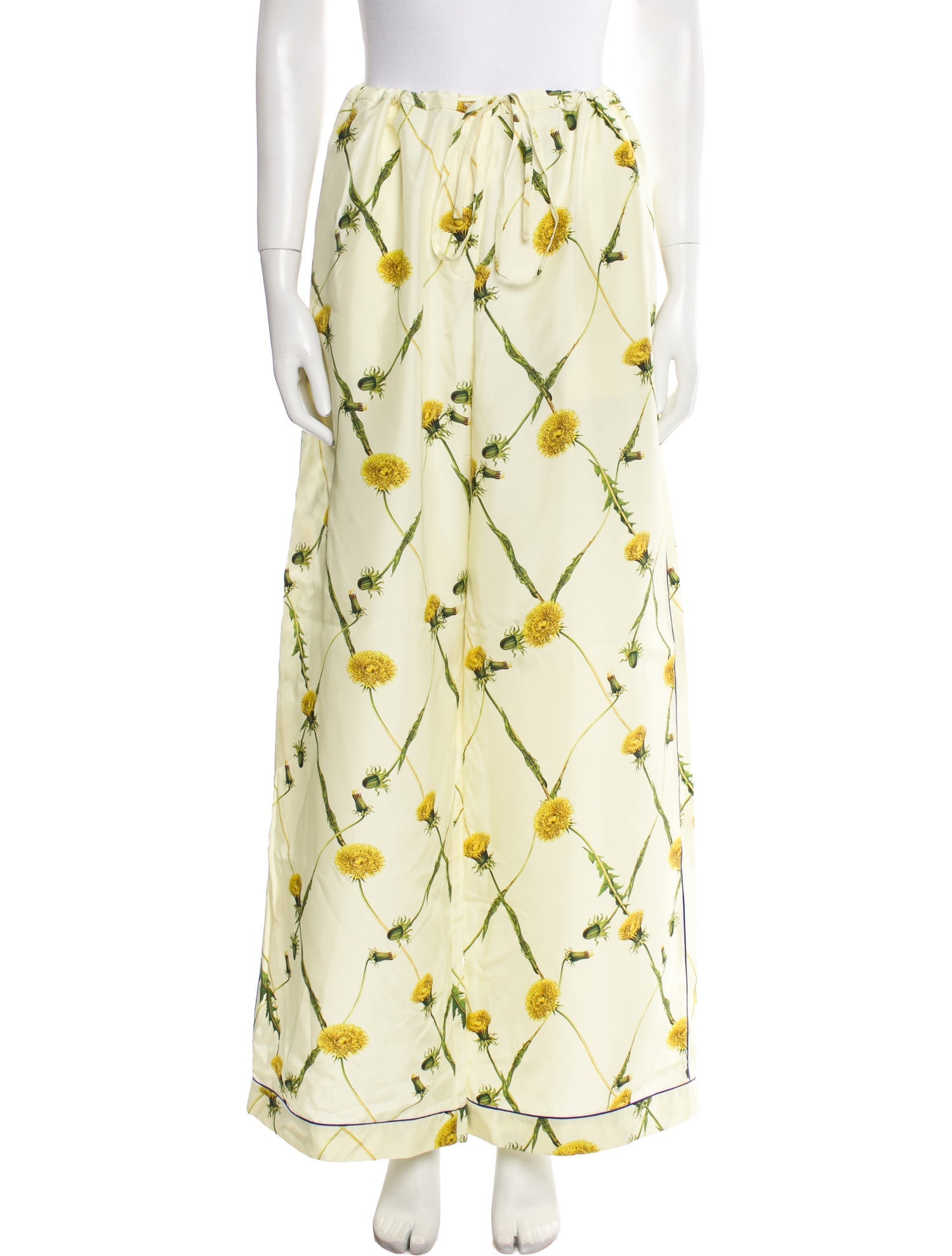 Burberry Silk Floral Print Pajamas w/ Tags