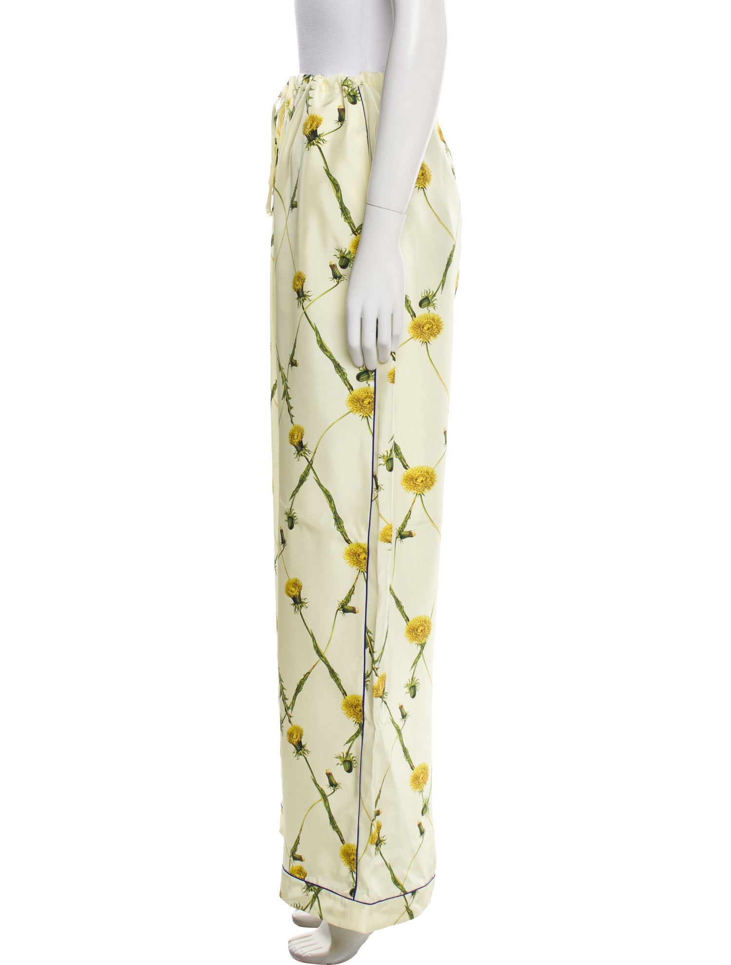 Burberry Silk Floral Print Pajamas w/ Tags