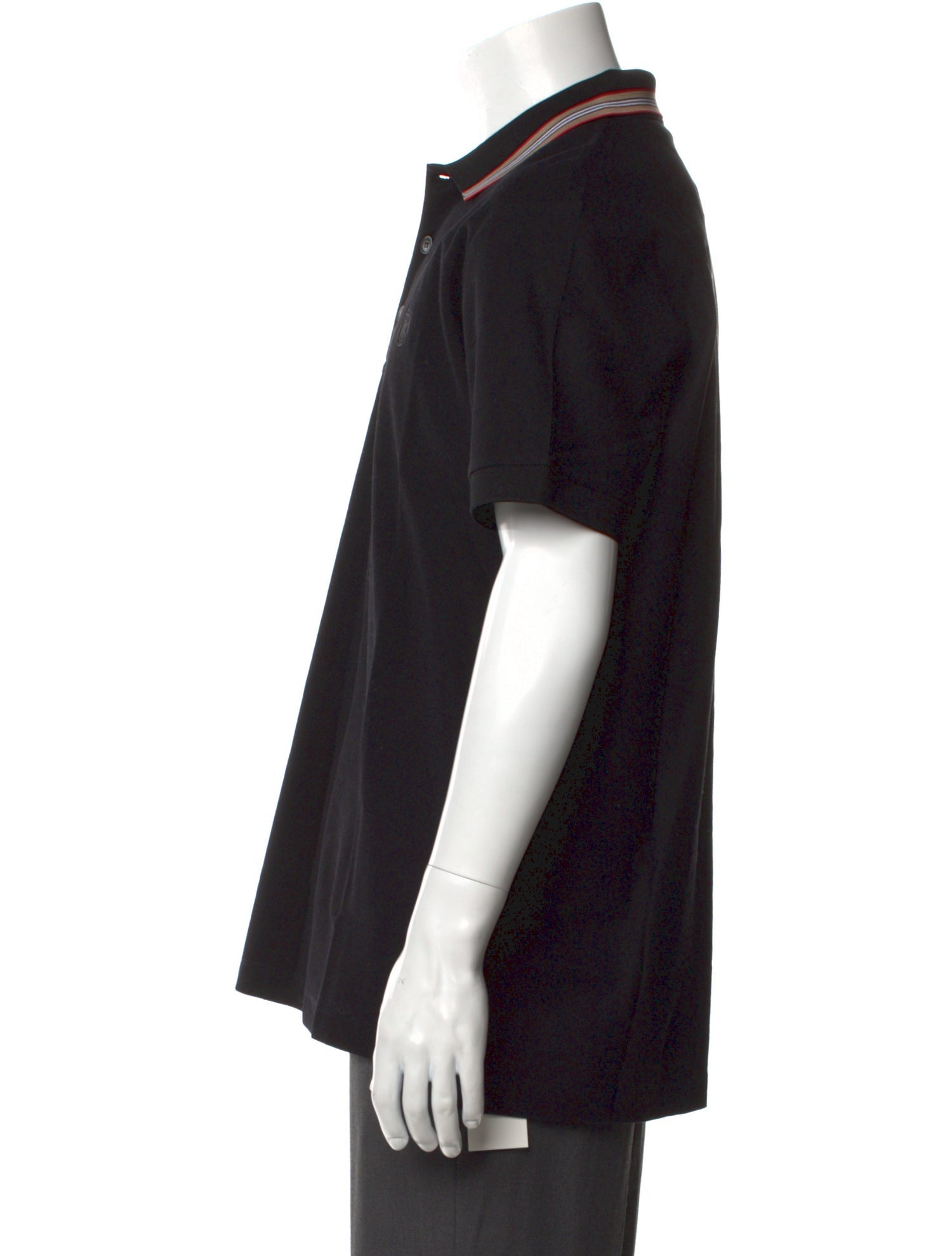 Burberry Striped Collar Polo Shirt w/ Tags