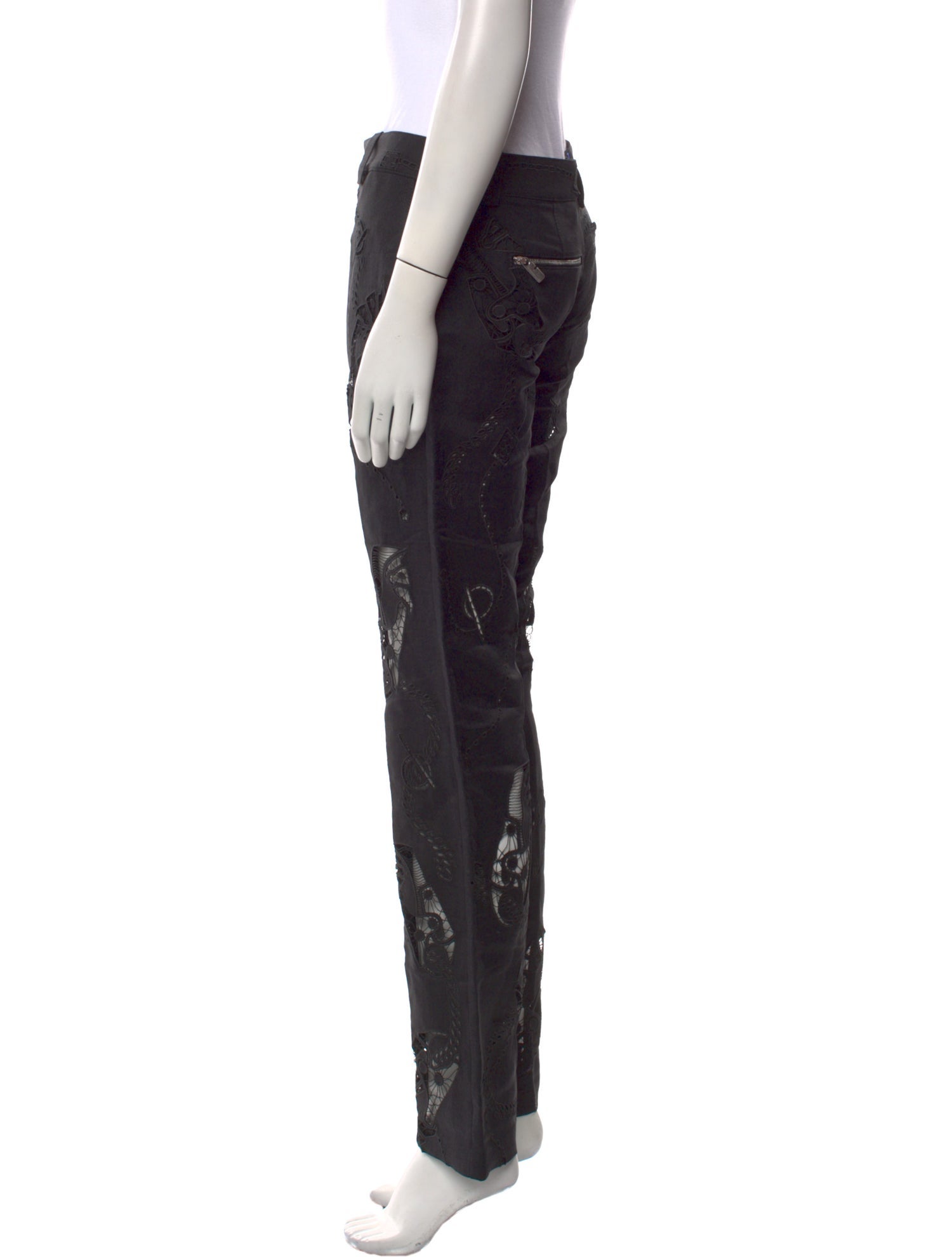 Burberry Floral Print Straight Leg Pants w/ Tags