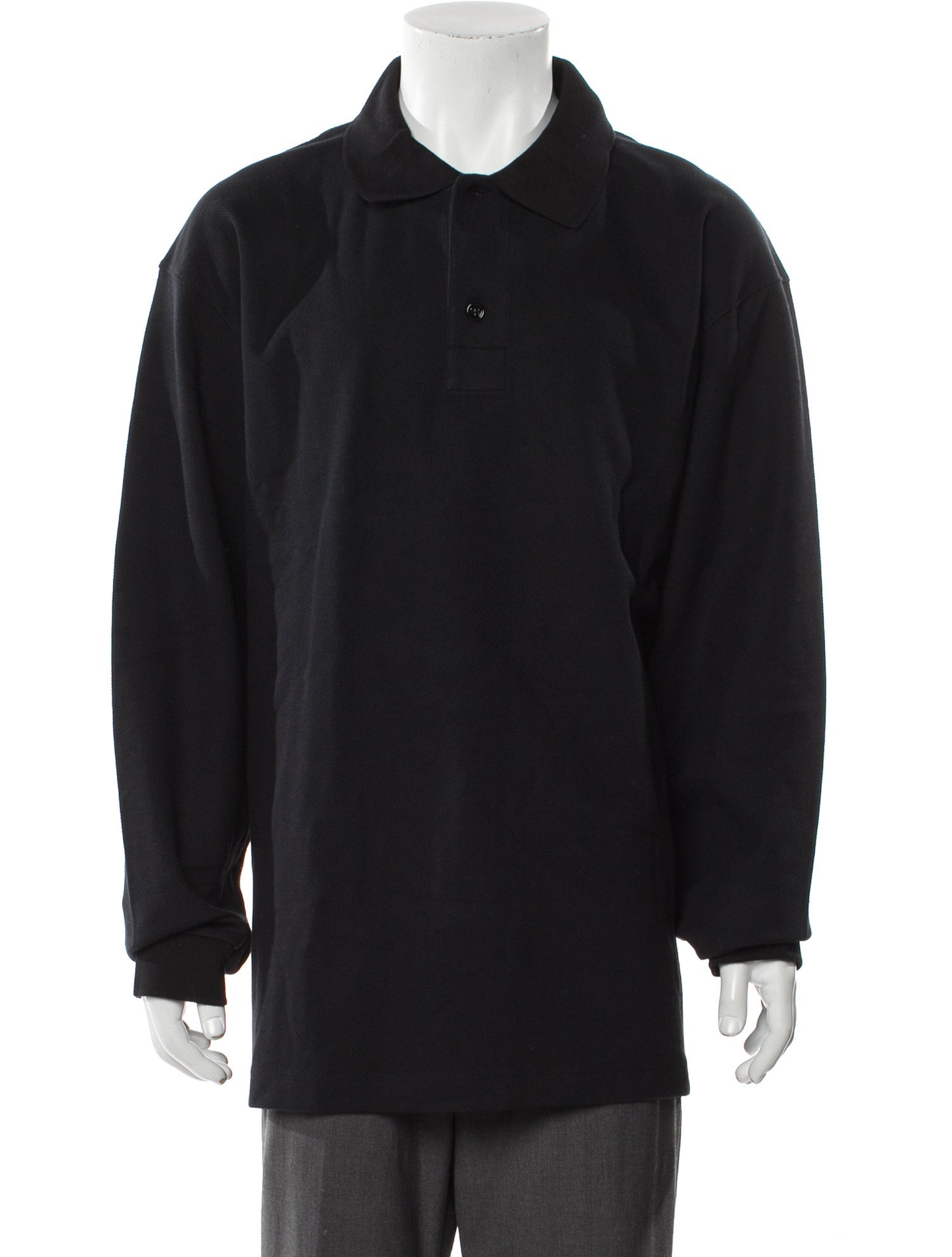 Burberry Collar Long Sleeve Polo Shirt w/ Tags