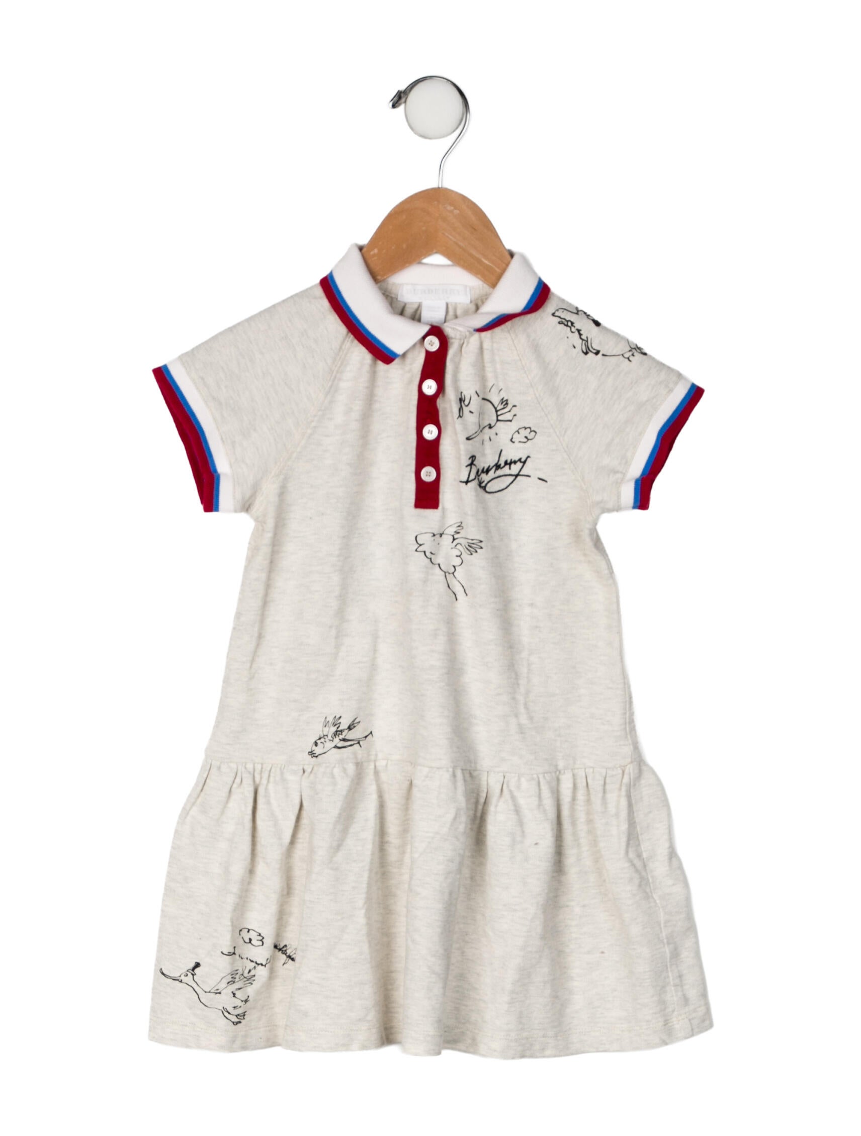 Burberry Short Sleeve Dress