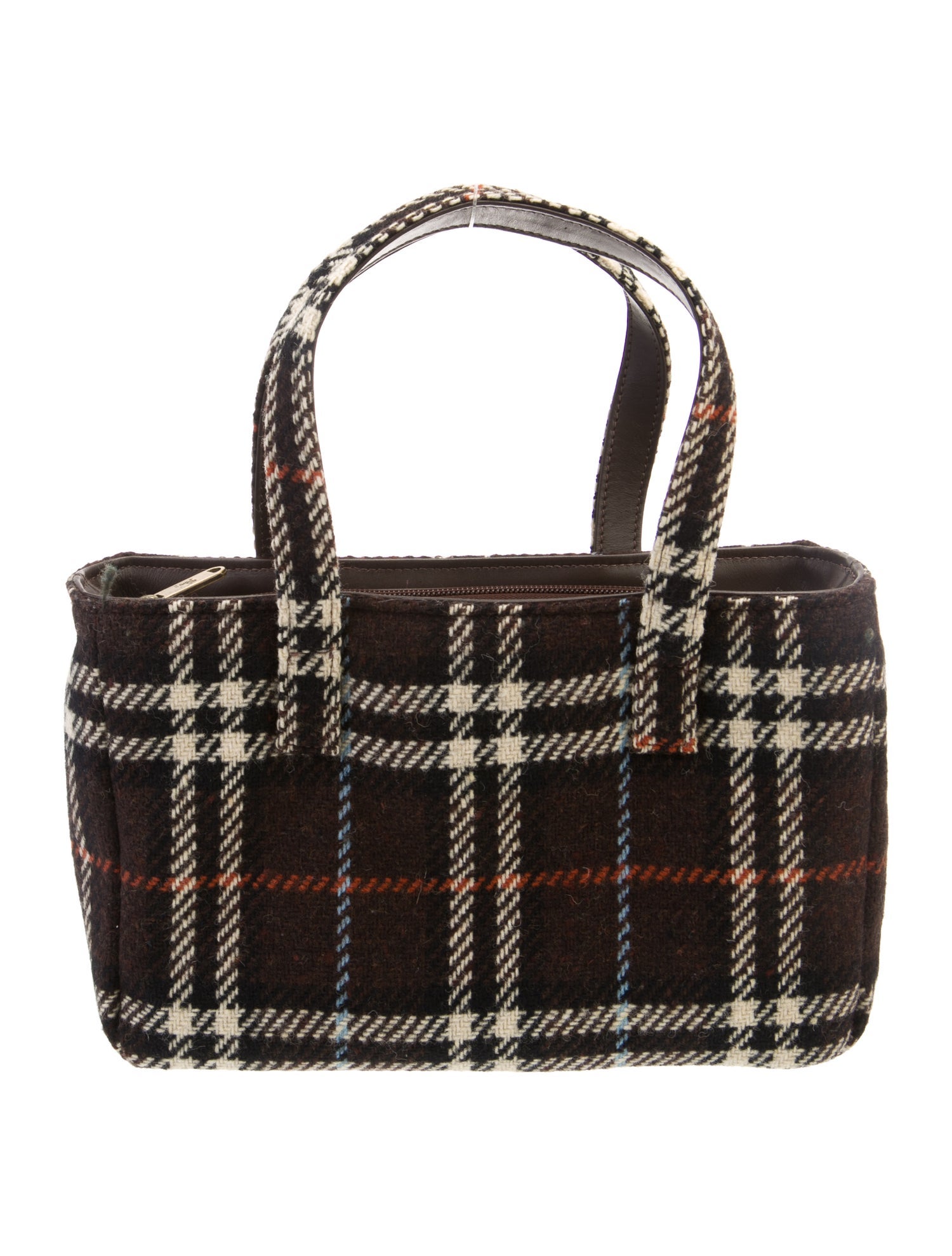 Burberry's Wool Top Handle Bag