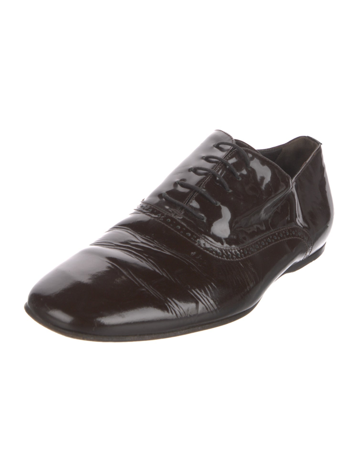Burberry Patent Leather Oxfords