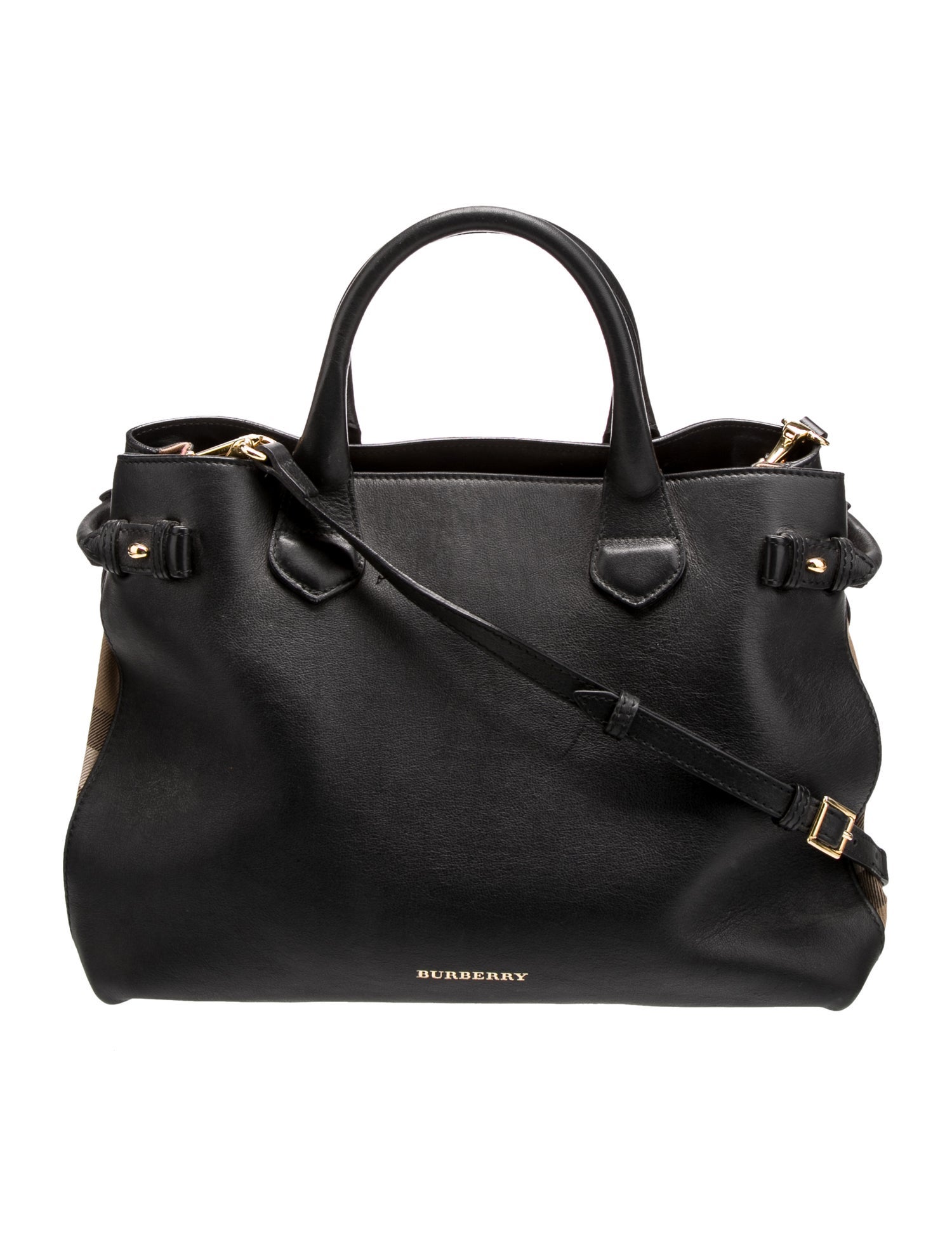 Burberry House Check House Check Sartorial Medium Banner Tote Bag