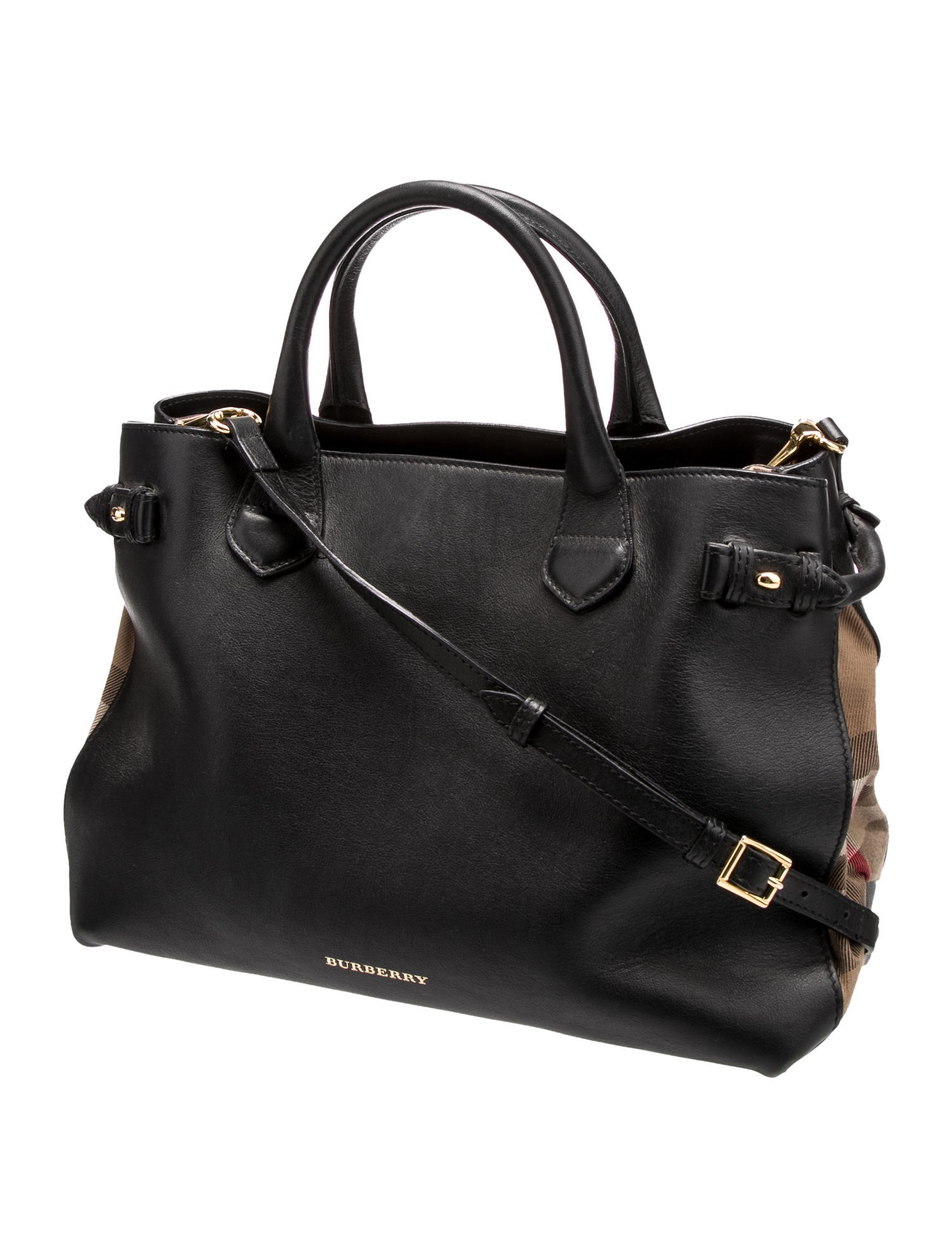 Burberry House Check House Check Sartorial Medium Banner Tote Bag