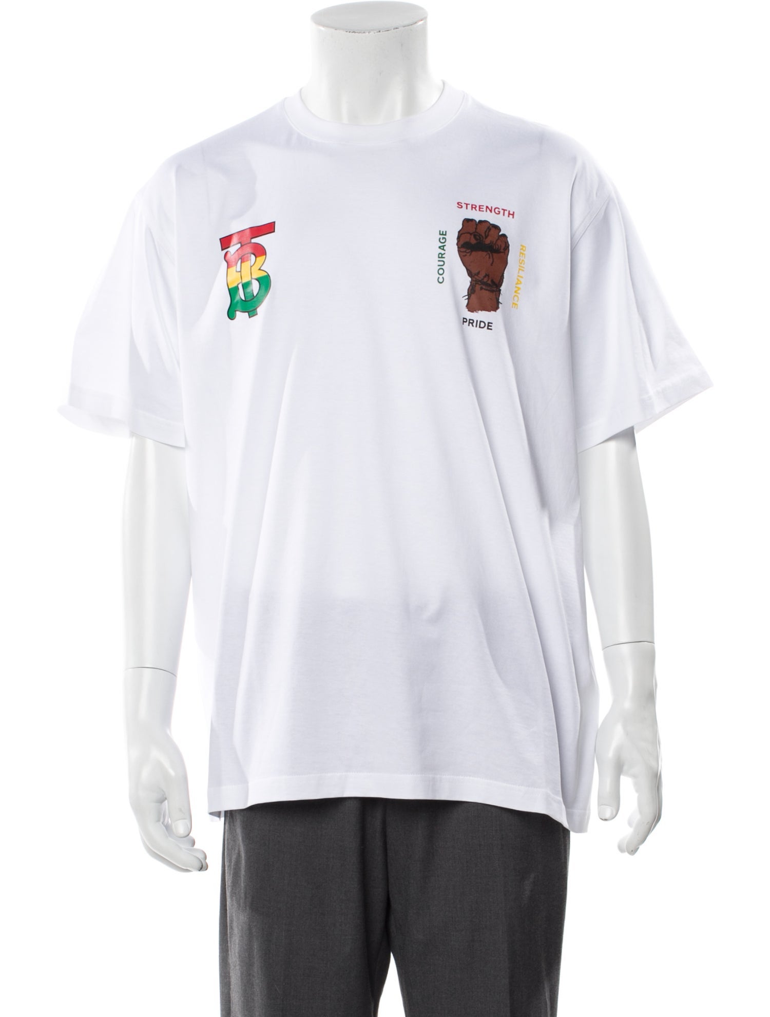 Burberry Graphic Print Crew Neck T-Shirt w/ Tags