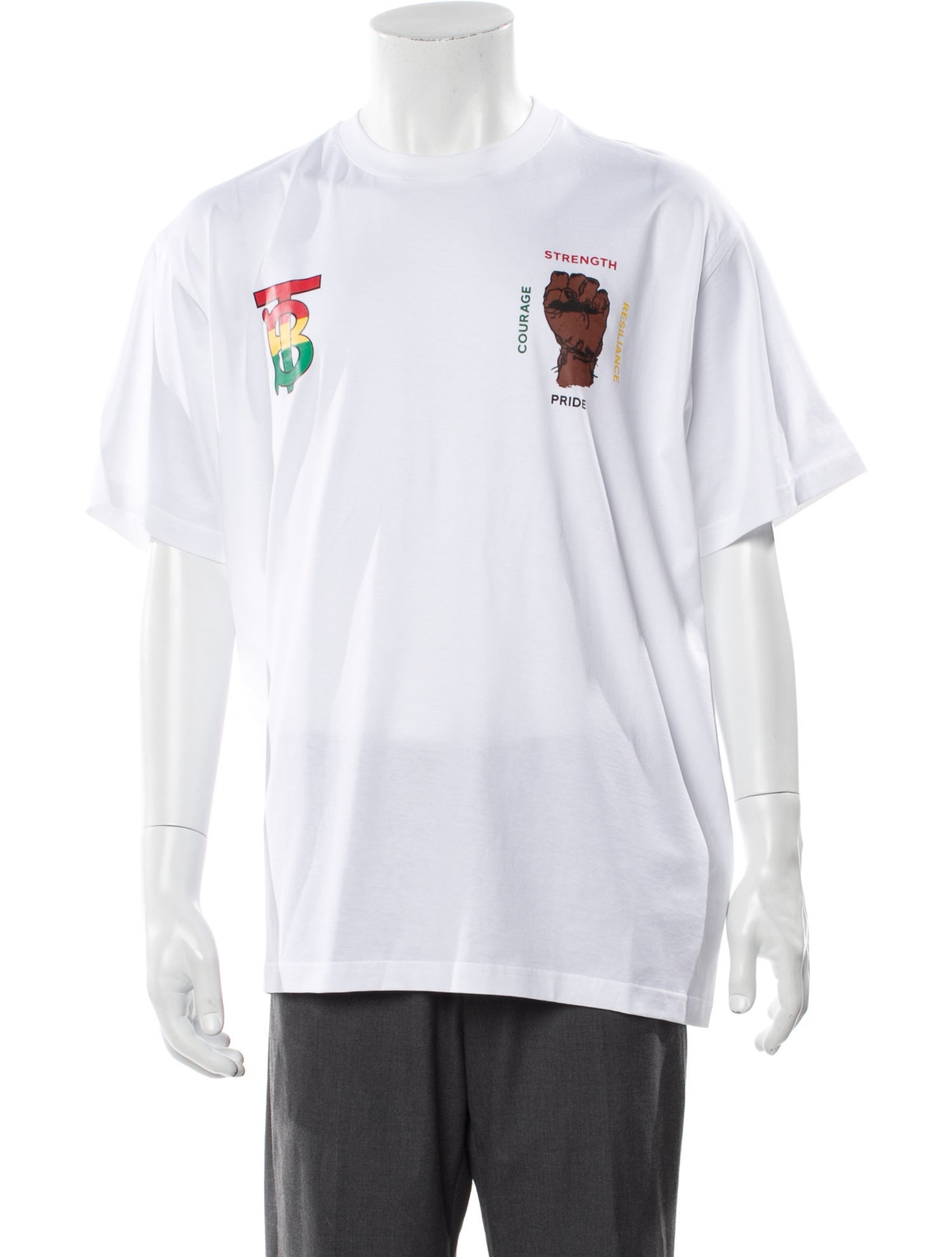 Burberry Graphic Print Crew Neck T-Shirt w/ Tags