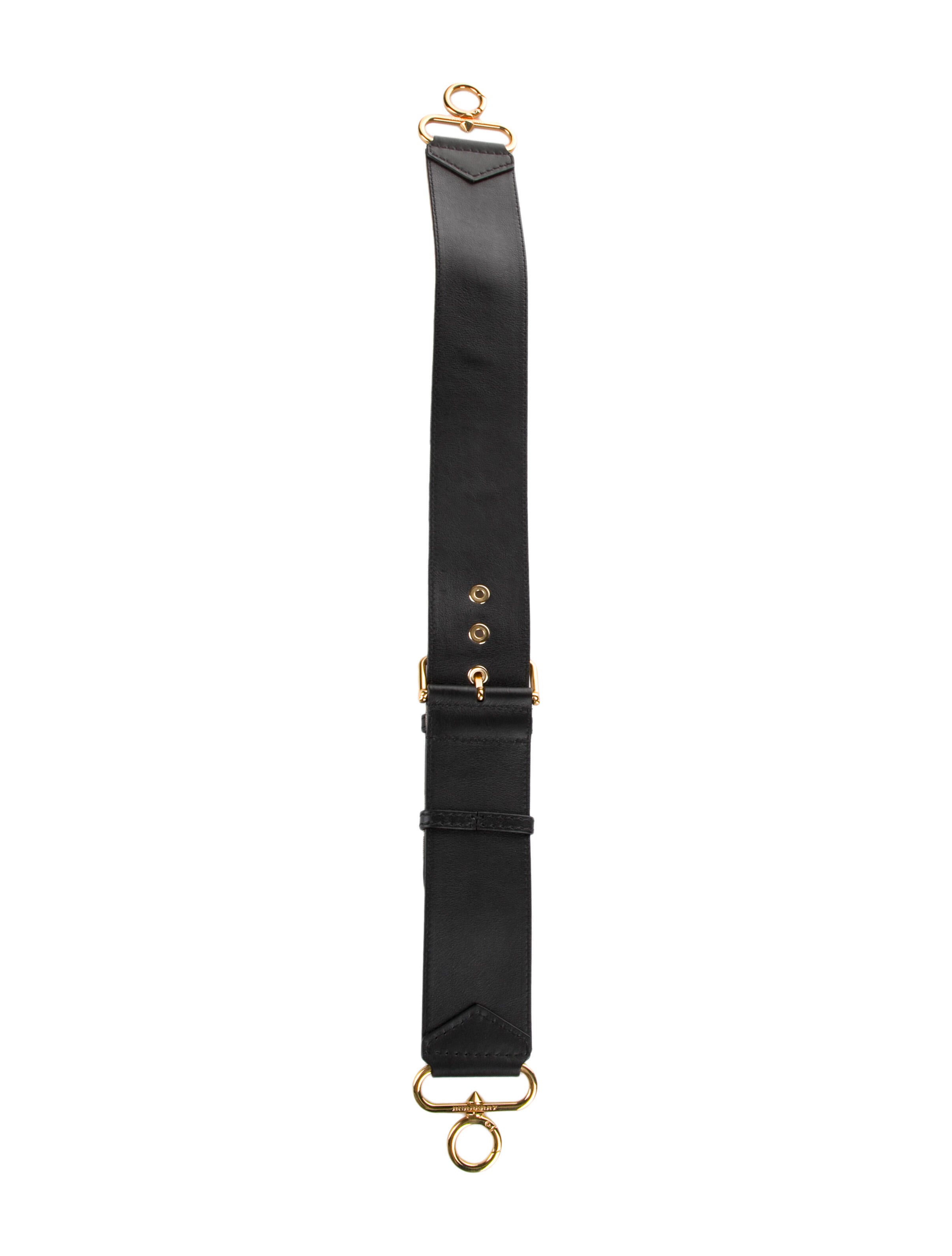 Burberry Coated Canvas Bag Strap