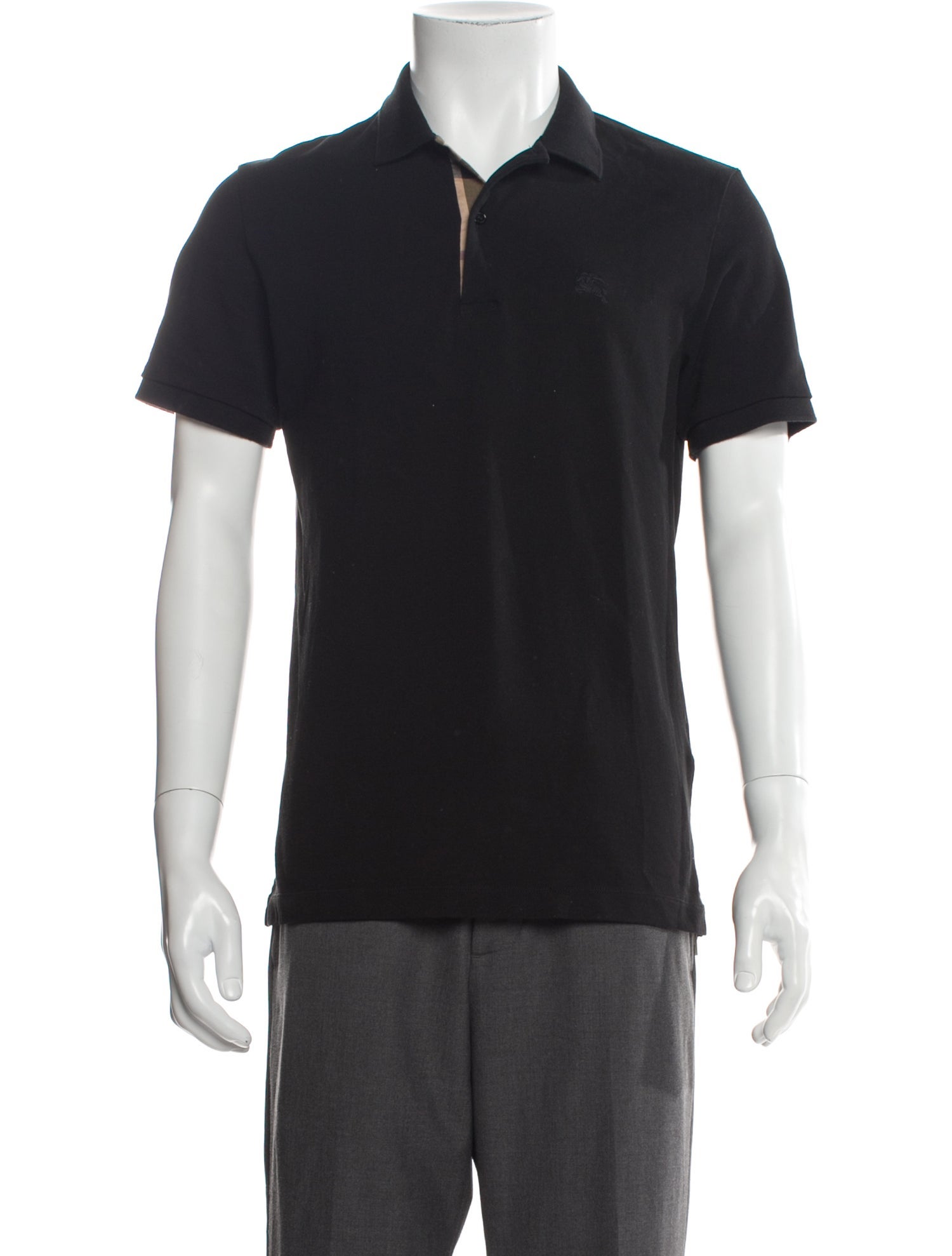 Burberry Nova Check Pattern Collar Polo Shirt