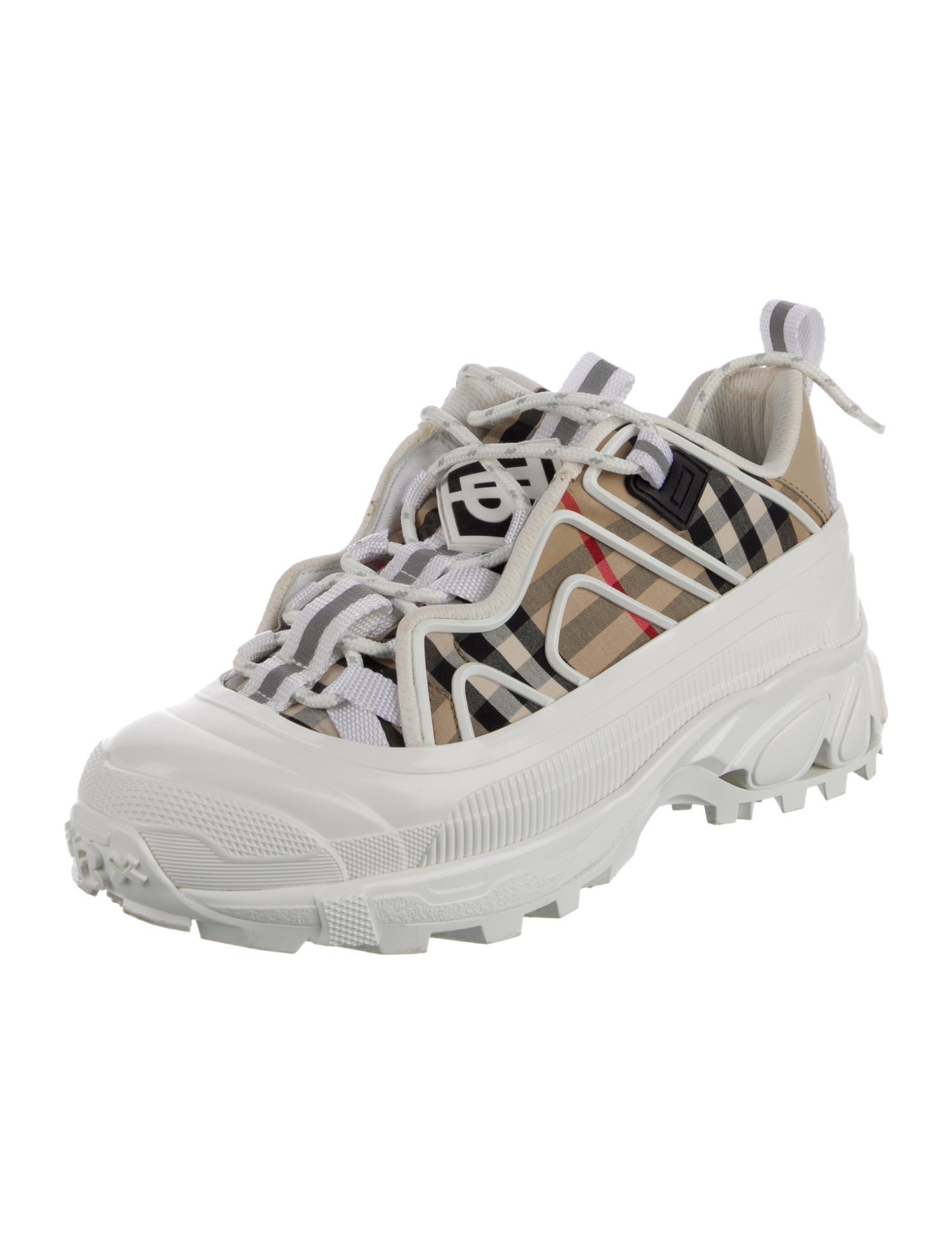Burberry House Check Pattern Rubber Sneakers