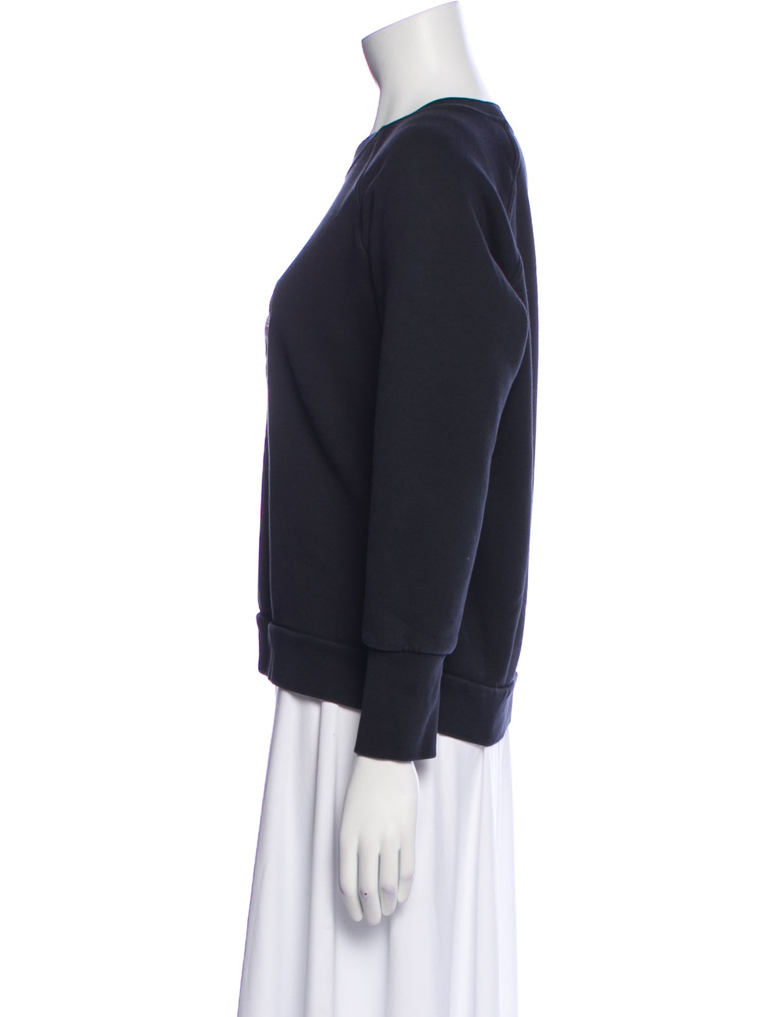 Burberry Graphic Print Crew Neck Sweater