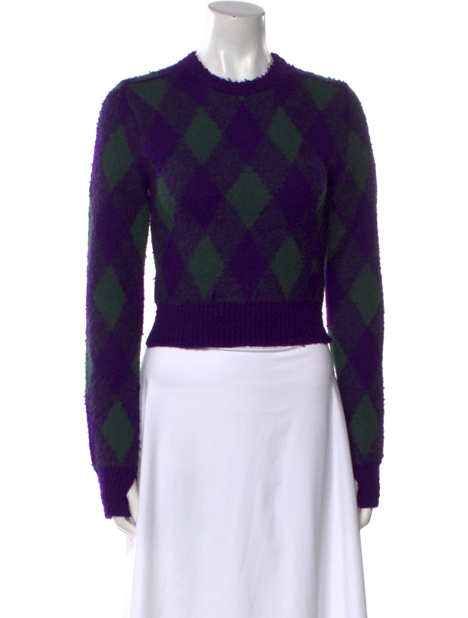 Burberry Wool Printed Sweater w/ Tags