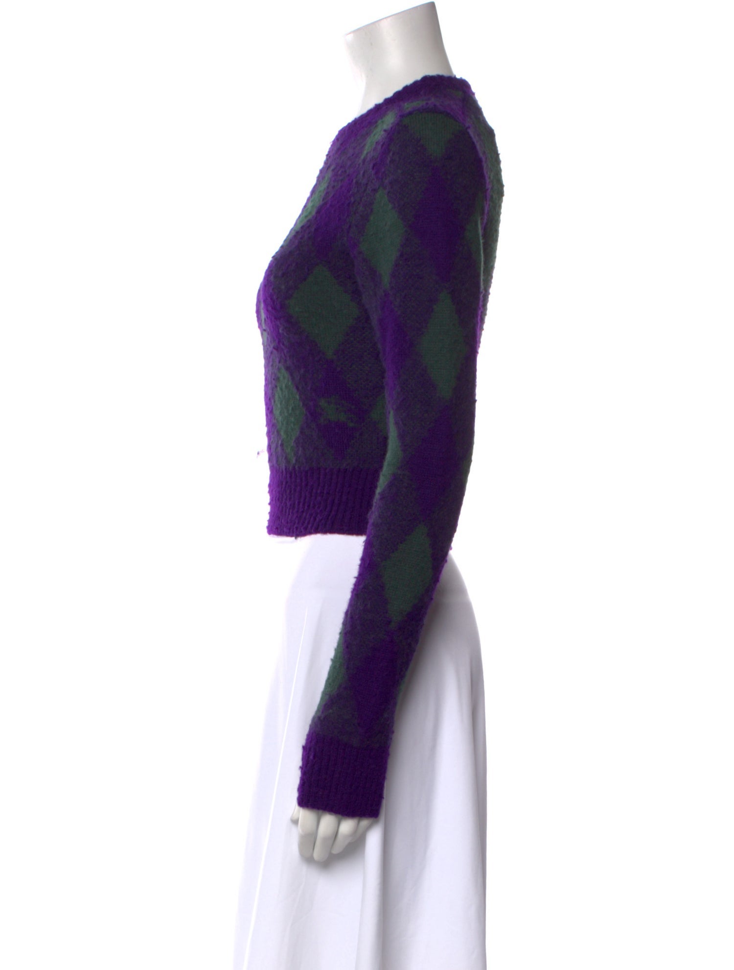 Burberry Wool Printed Sweater w/ Tags