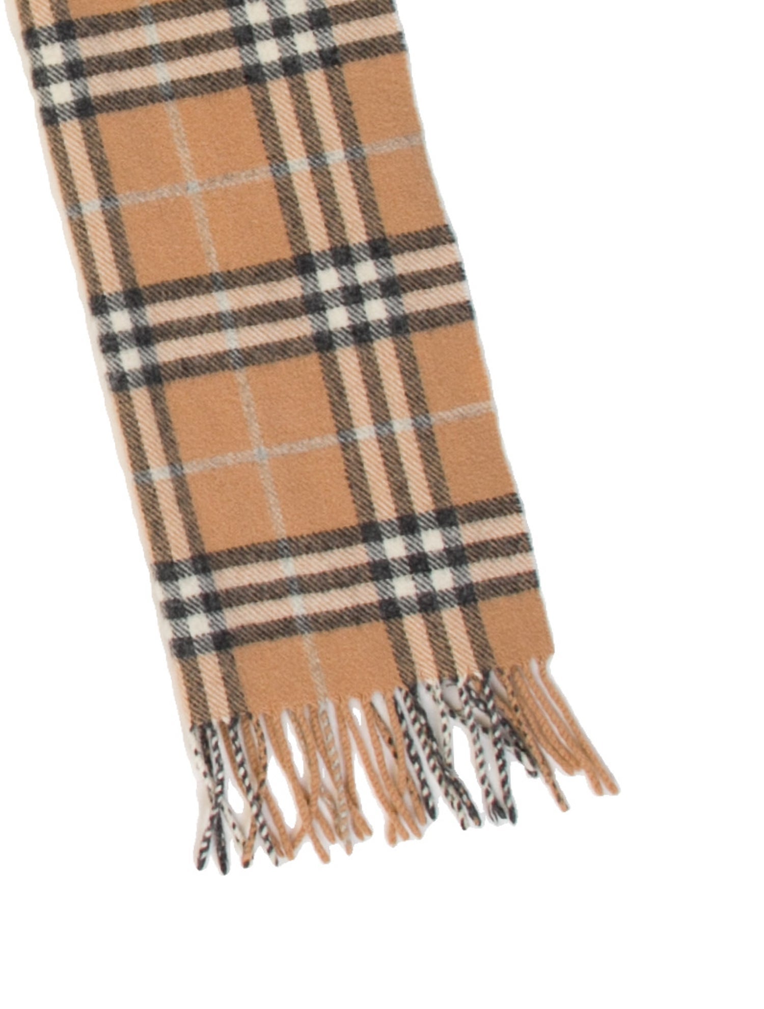 Burberry Cashmere House Check Pattern Scarf