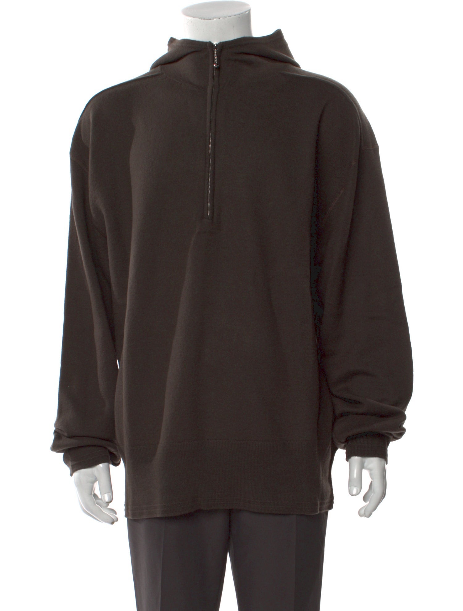 Burberry Wool Mock Neck Hoodie w/ Tags