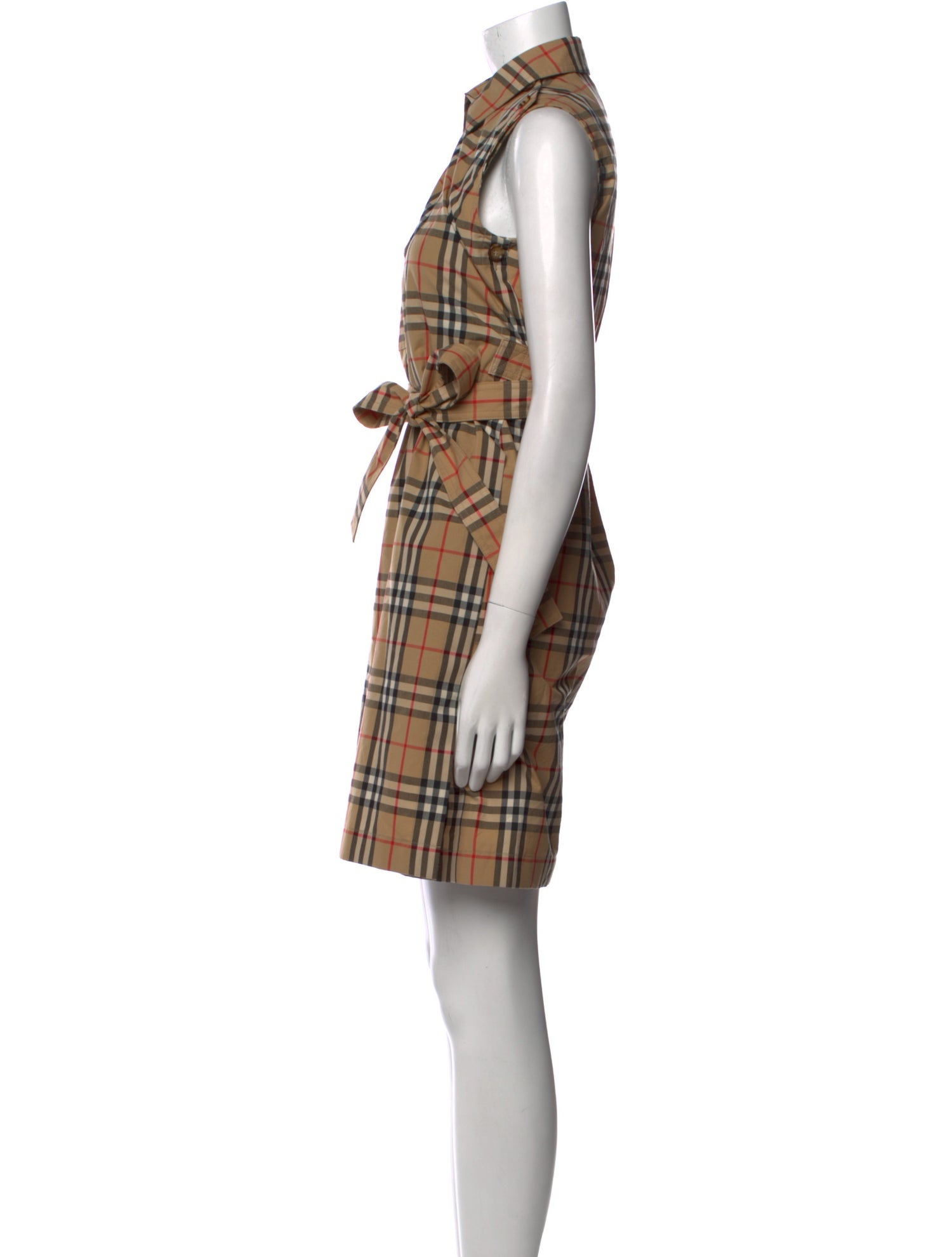 Burberry Plaid Print Mini Dress w/ Tags