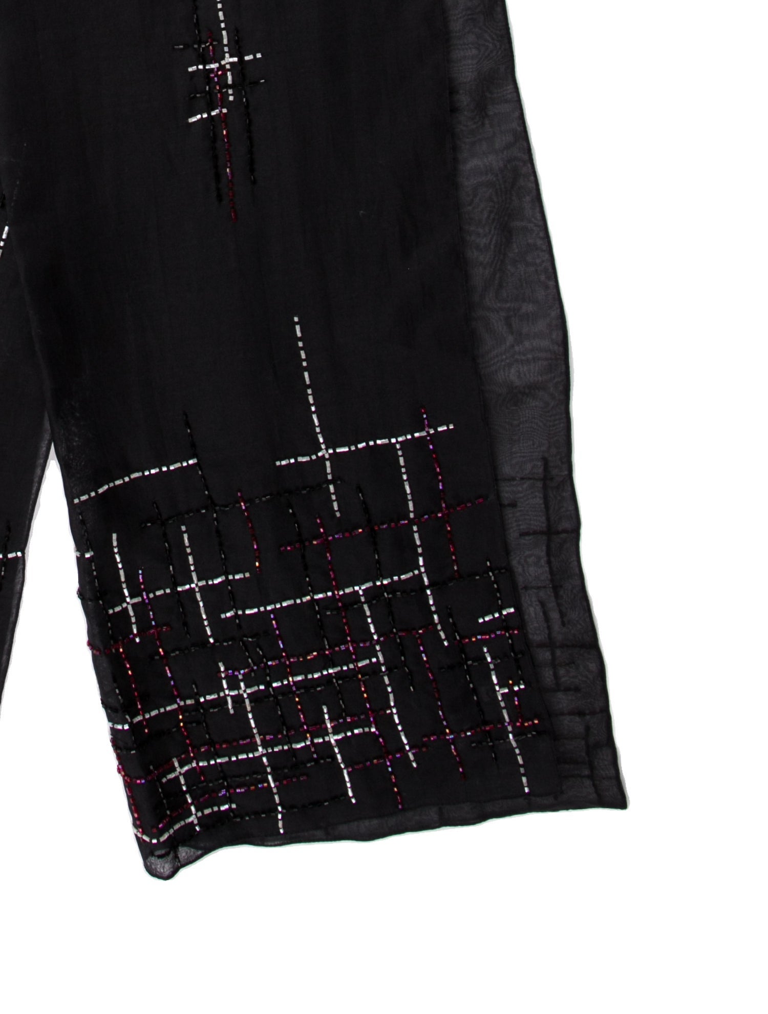 Burberry Silk Tweed Pattern Scarf