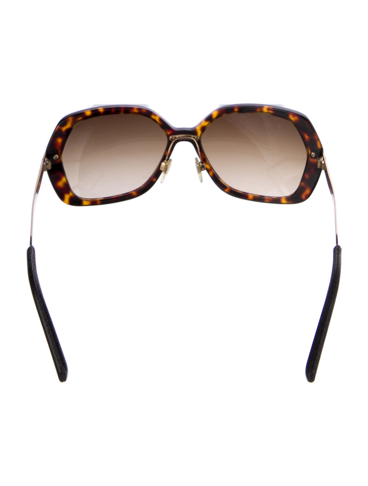 Burberry Nova Check Pattern Oversize Sunglasses