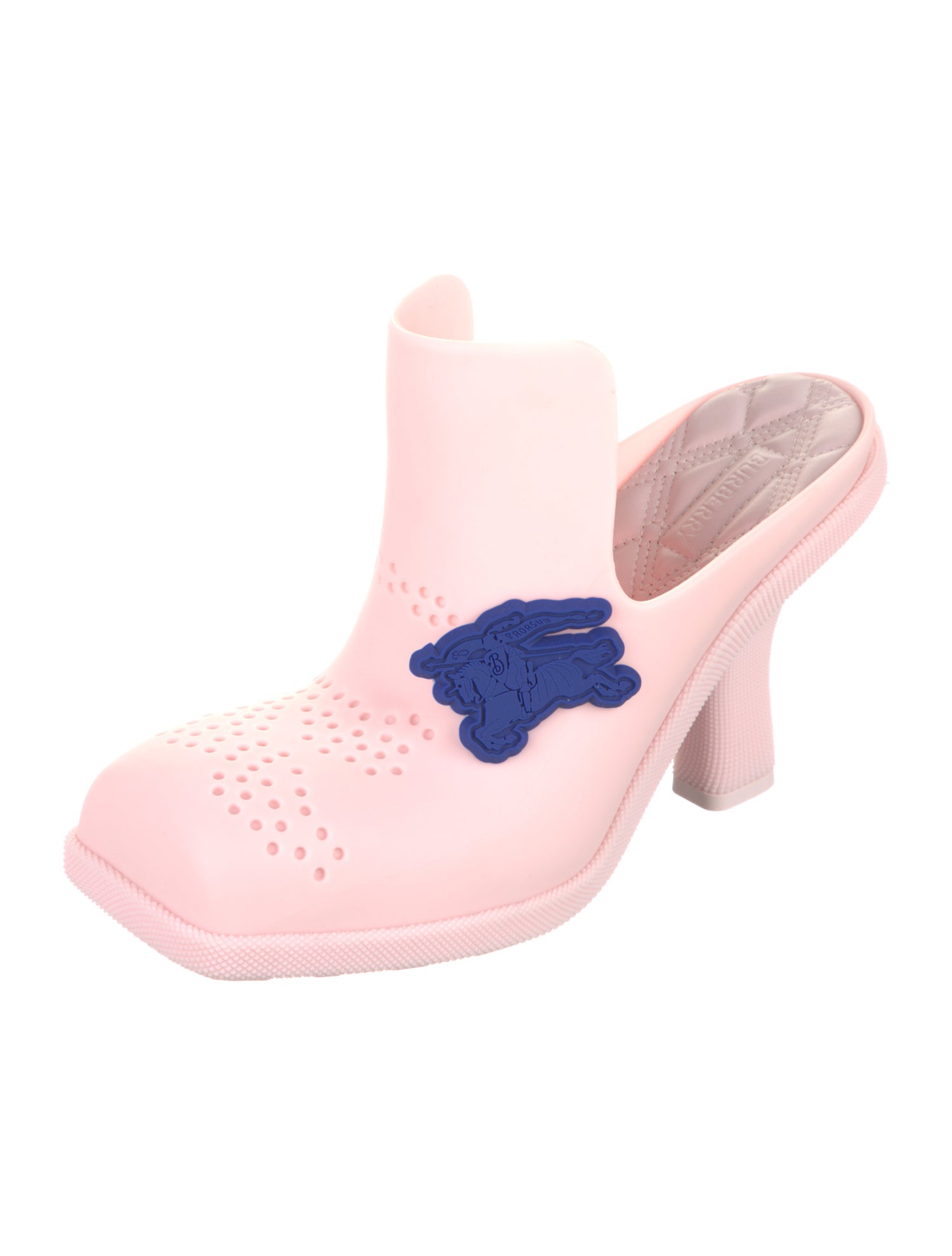 Burberry Rubber Animal Print Mules