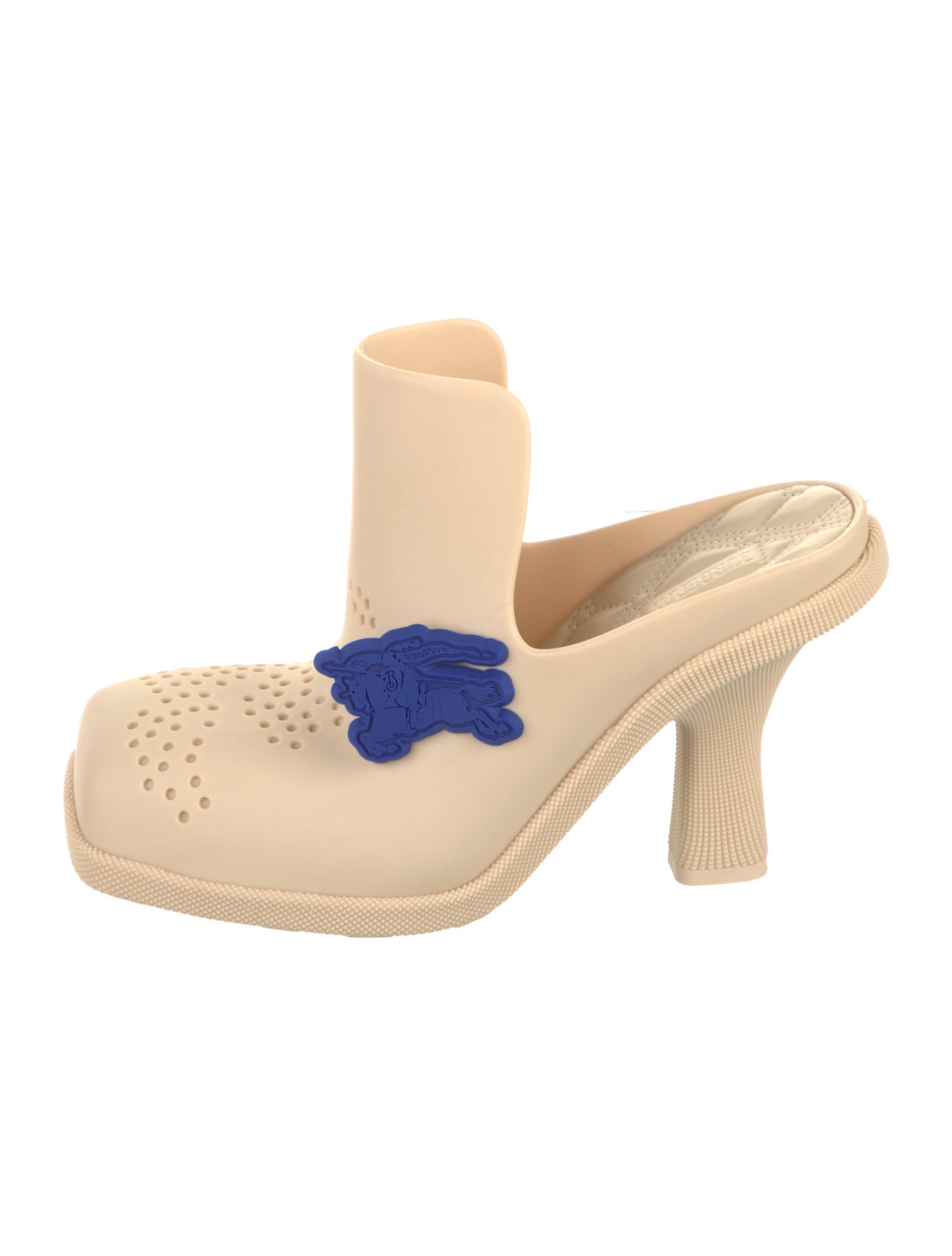 Burberry Rubber Animal Print Mules