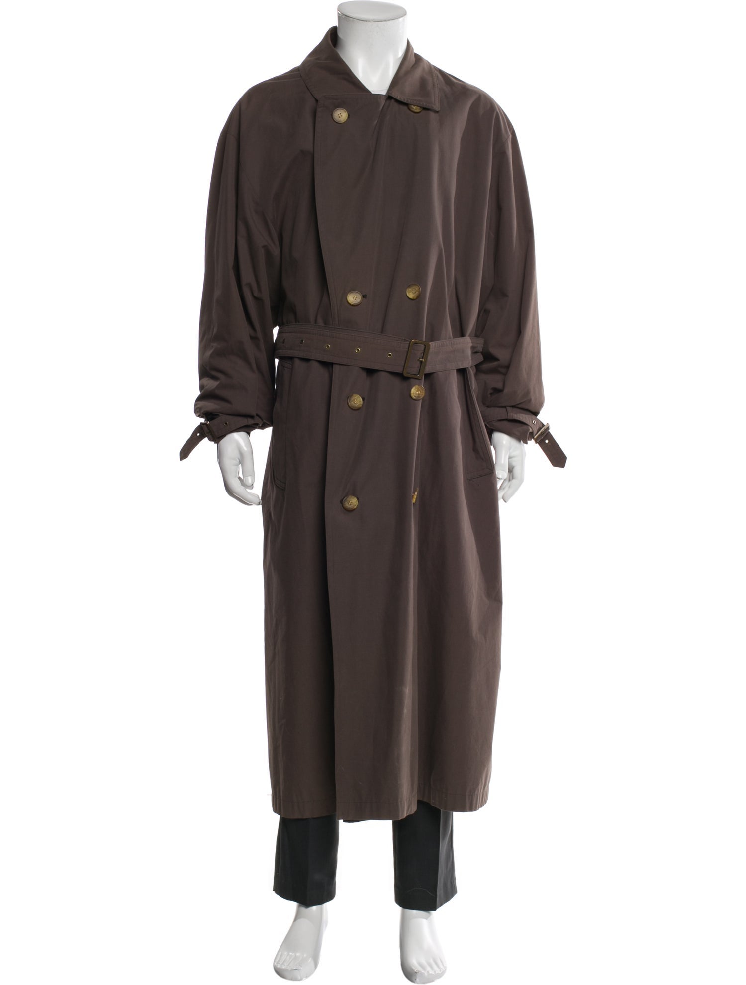 Burberry's Nova Check Pattern Trench Coat