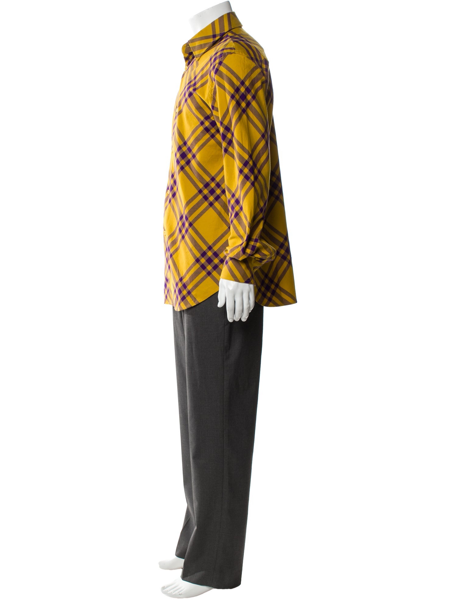 Burberry House Check Pattern Long Sleeve Shirt